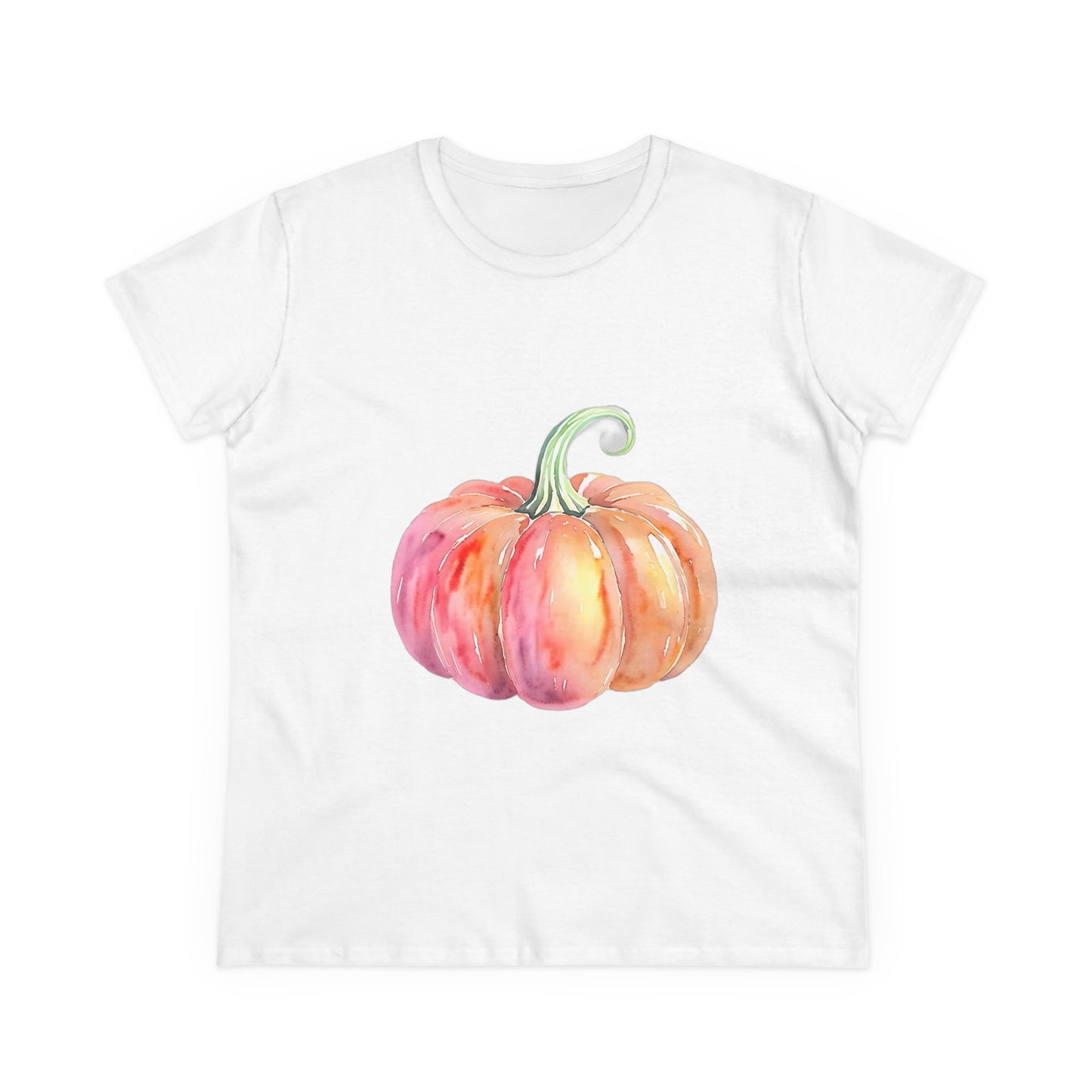 Watercolor Pumpkin Tee, Fall Shirt, Autumn Fashion, Harvest Top, Halloween Outfit, Thanksgiving Gift
