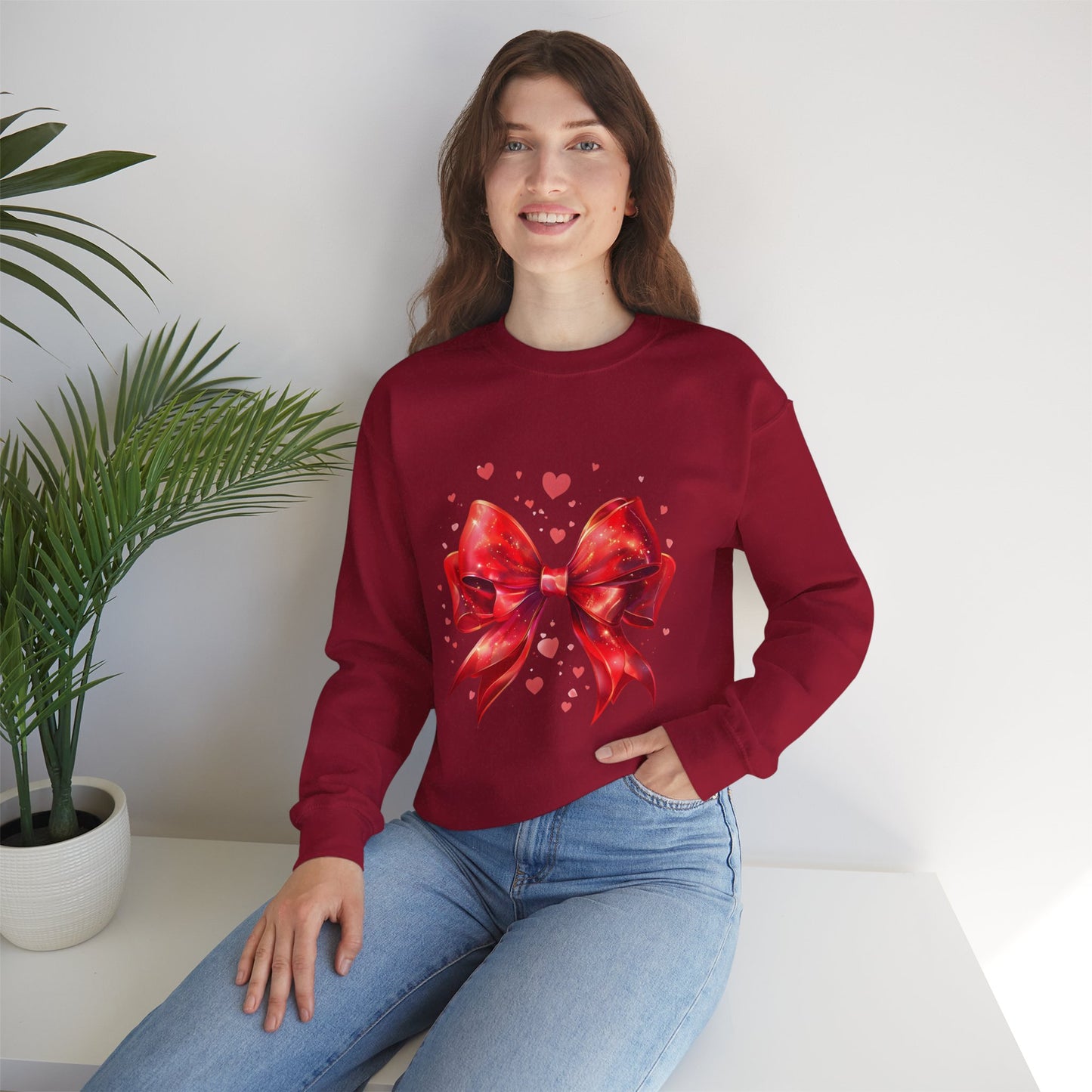 Heart Bow Sweatshirt