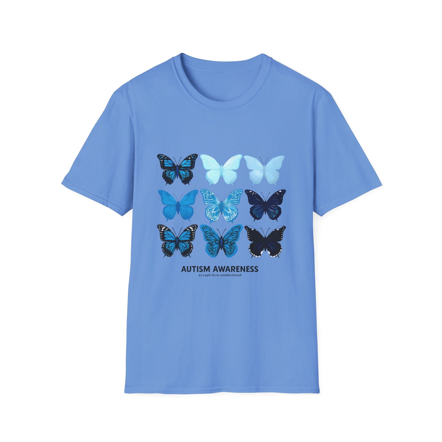 Blue Butterflies Autism Awareness T-Shirt