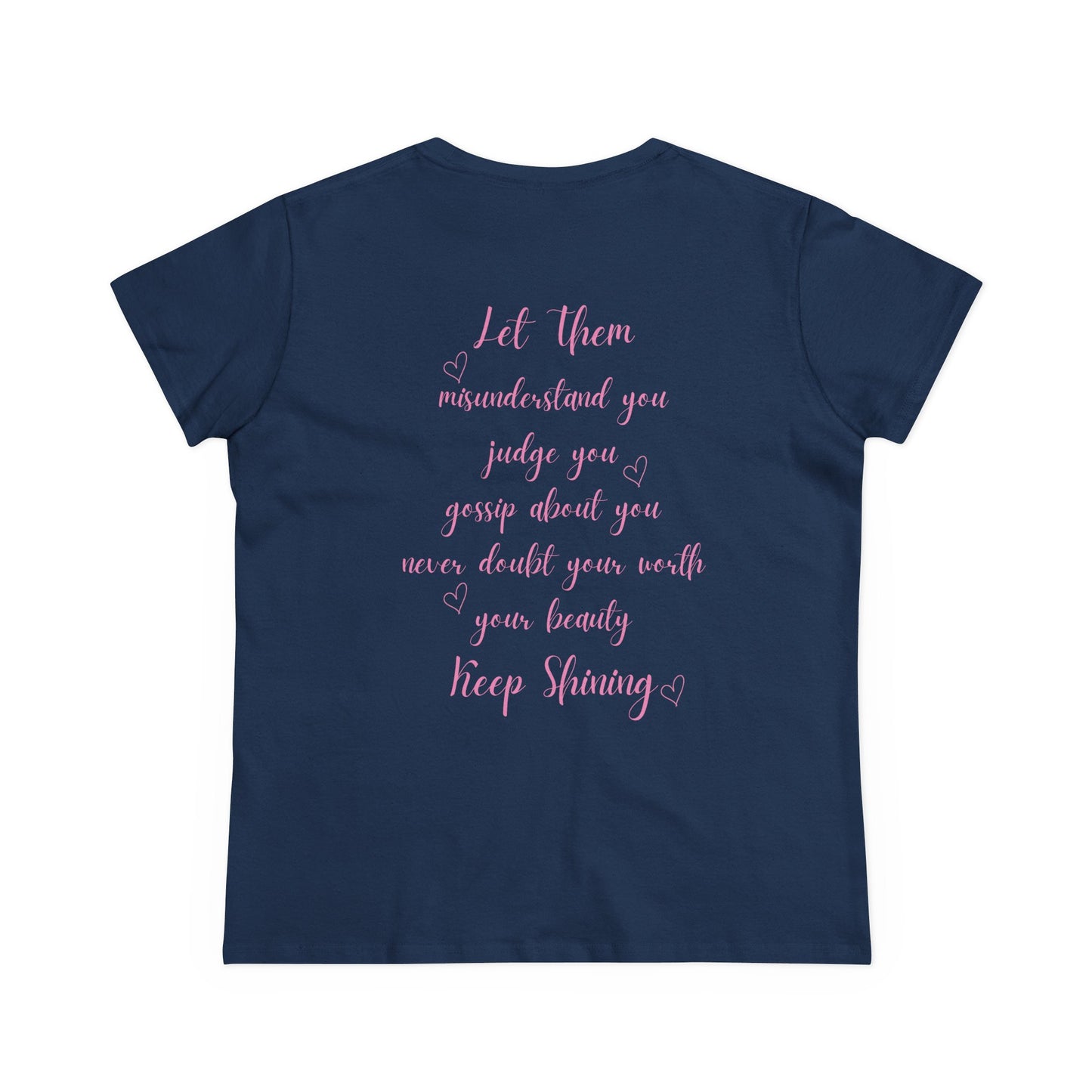 Empowering Women's Cotton Tee - "Let Them" Inspirational Message Top