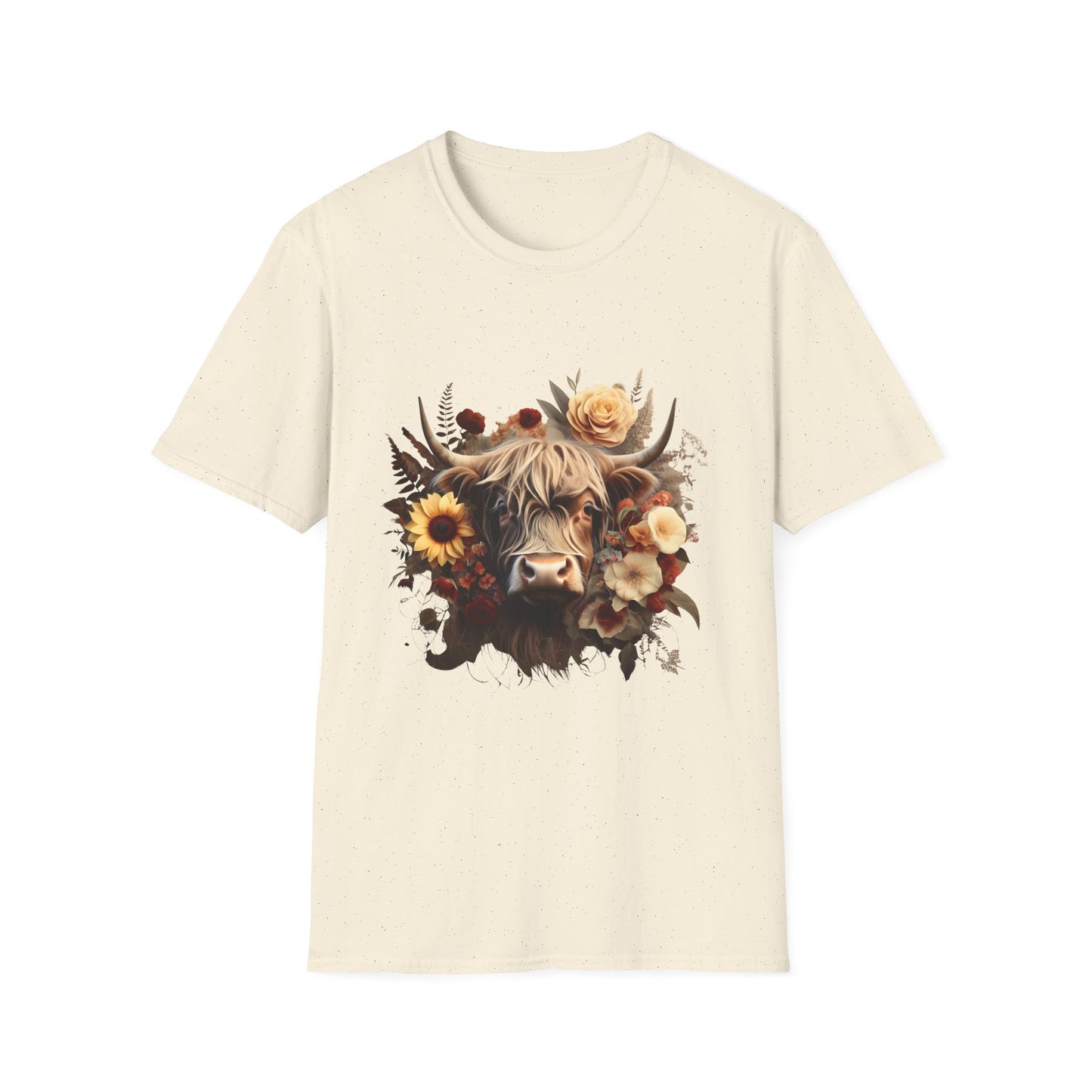 Floral Cow T-Shirt