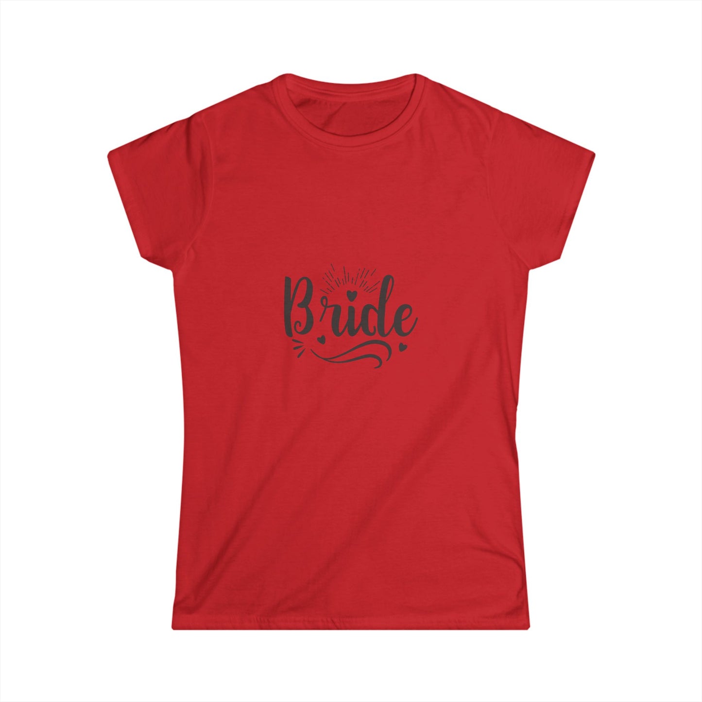Bridal Softstyle Tee, Bride Shirt, Wedding Gift, Engagement Shirt, Bachelorette Party Tee, Comfortable Women's Apparel