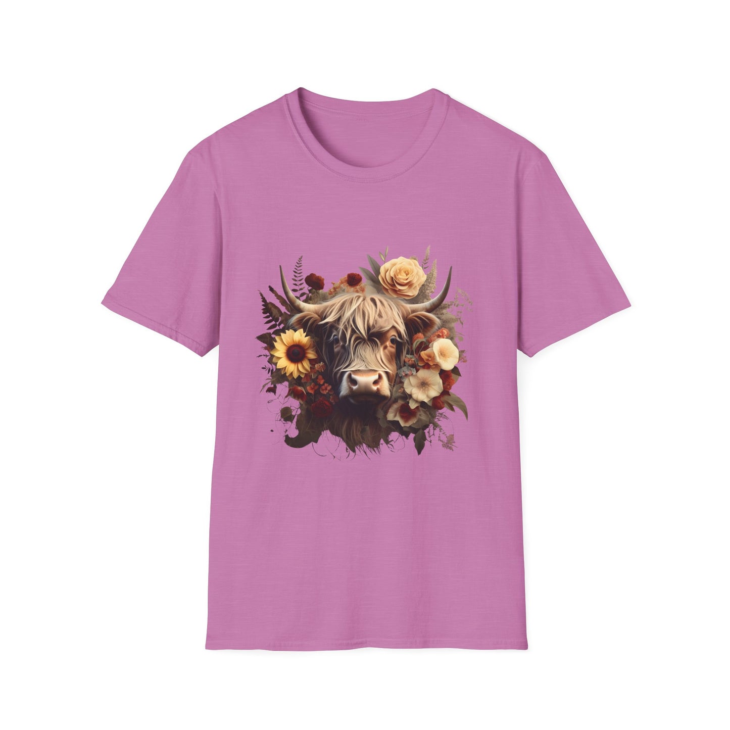 Floral Cow T-Shirt