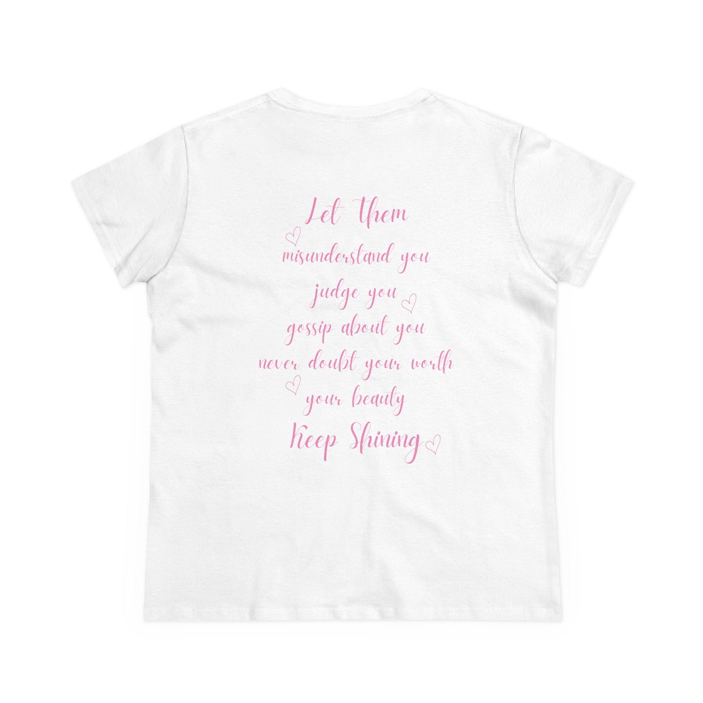 Empowering Women's Cotton Tee - "Let Them" Inspirational Message Top