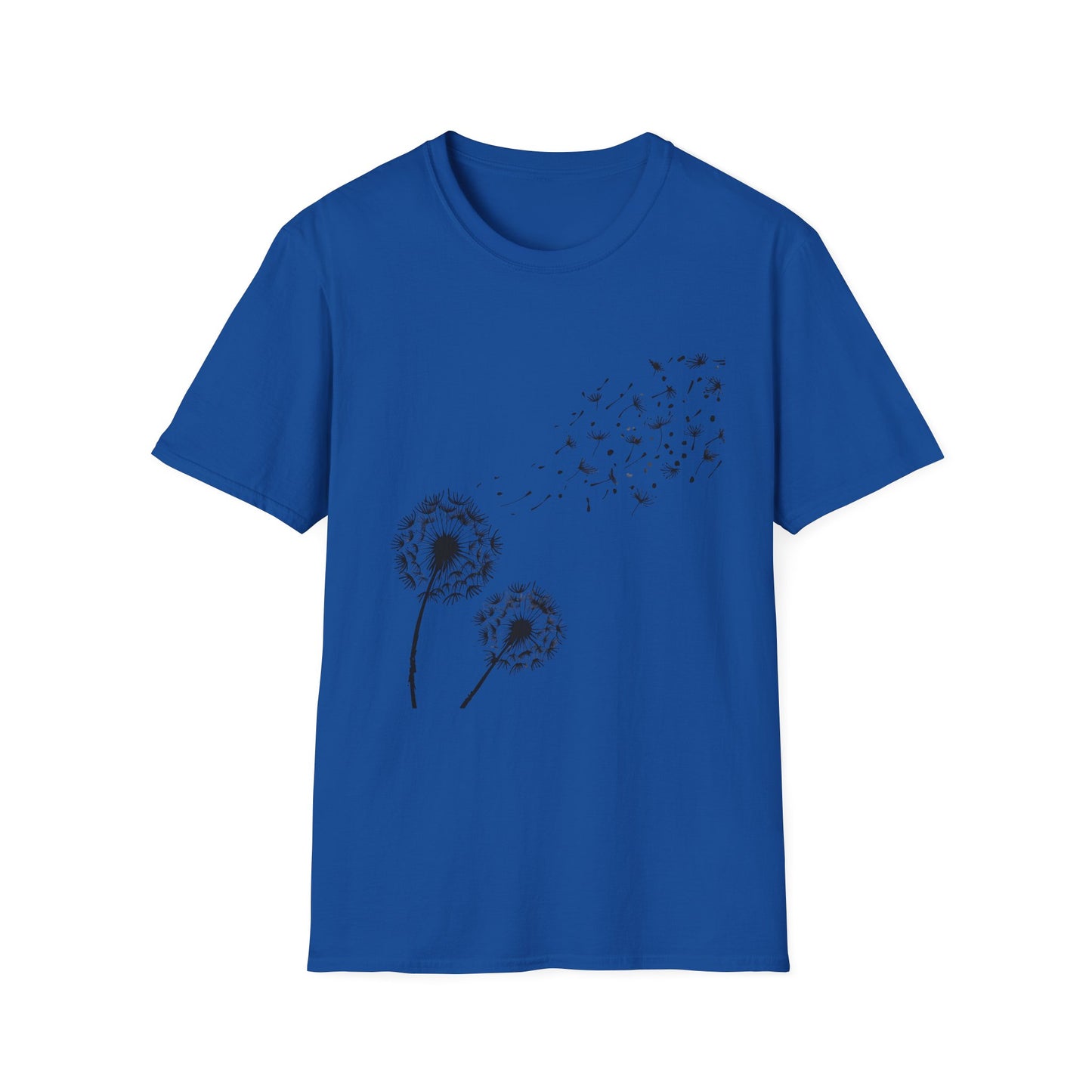 Whimsical Dandelion T-Shirt | Softstyle Unisex Tee for Nature Lovers, Eco-Friendly Gift, Casual Wear, Spring Fashion, Inspirational Quote
