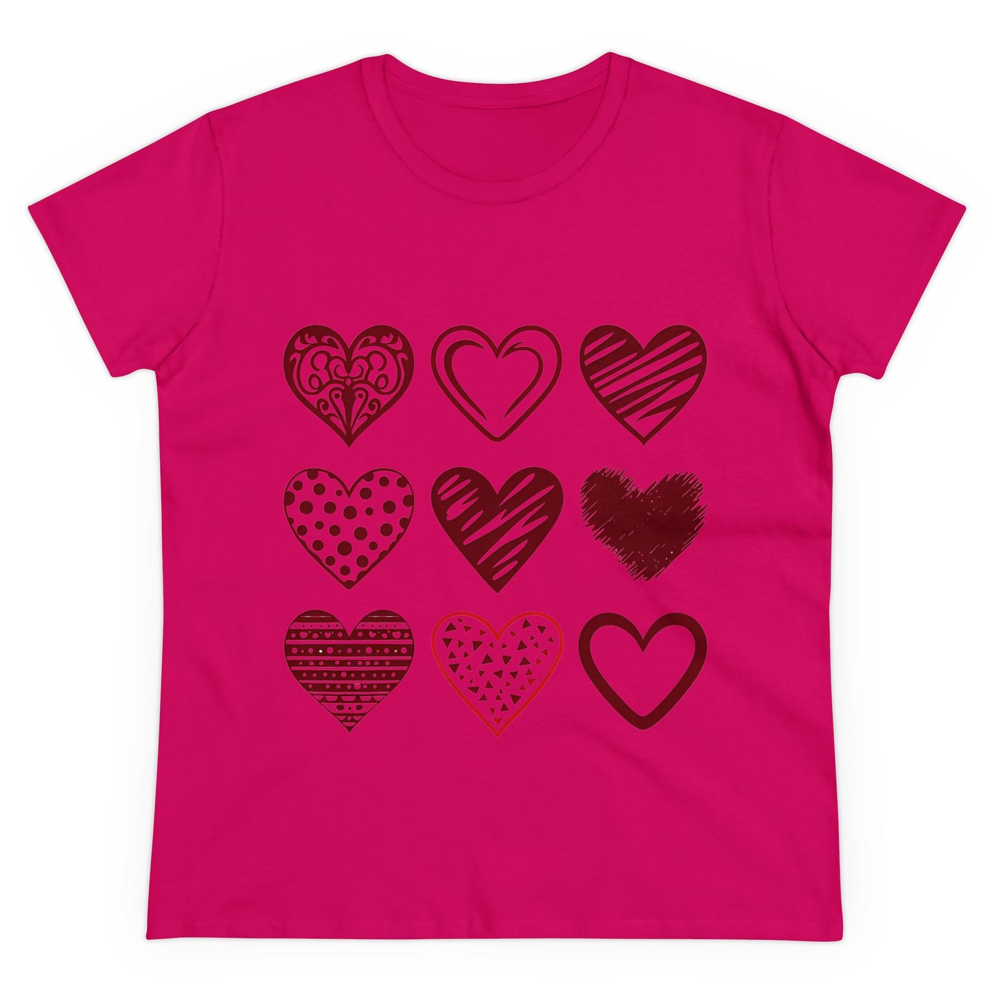 Multiple Hearts Cotton Tee