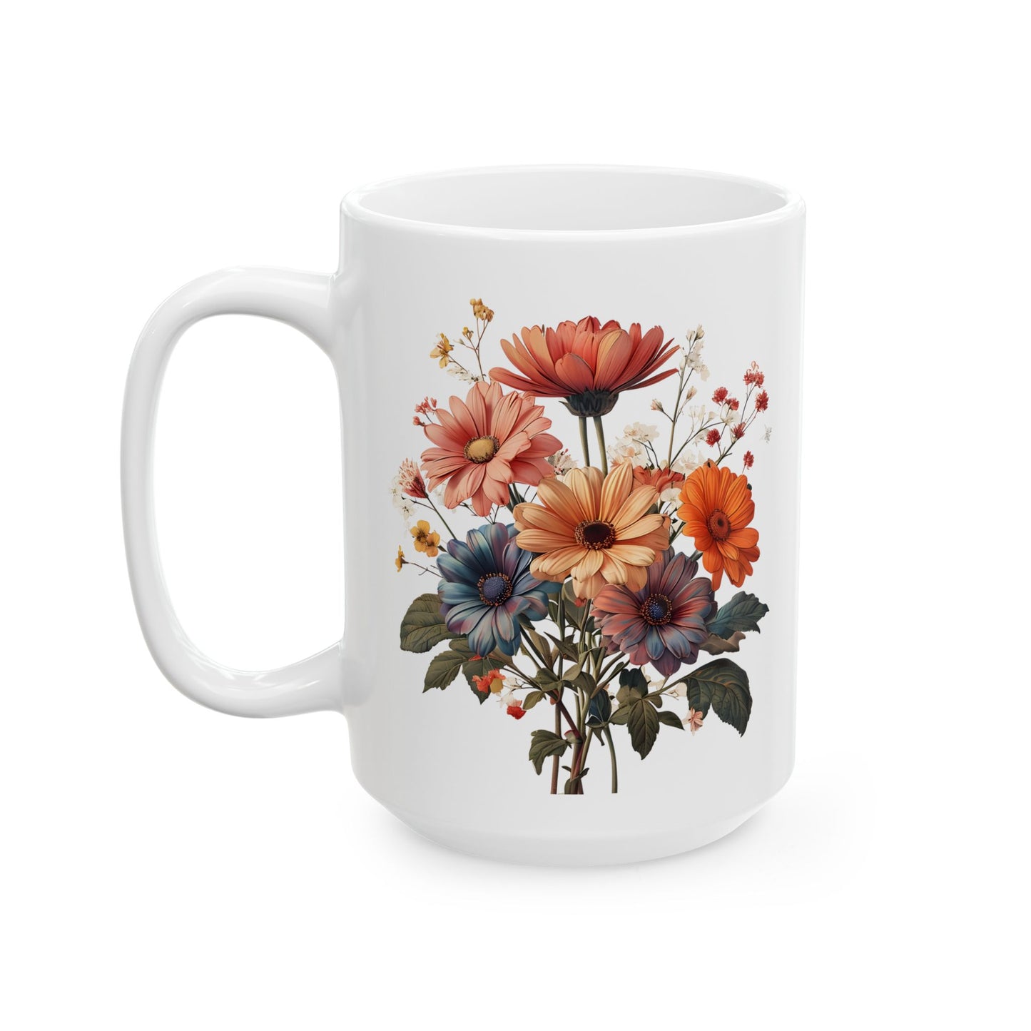 Floral Ceramic Mug
