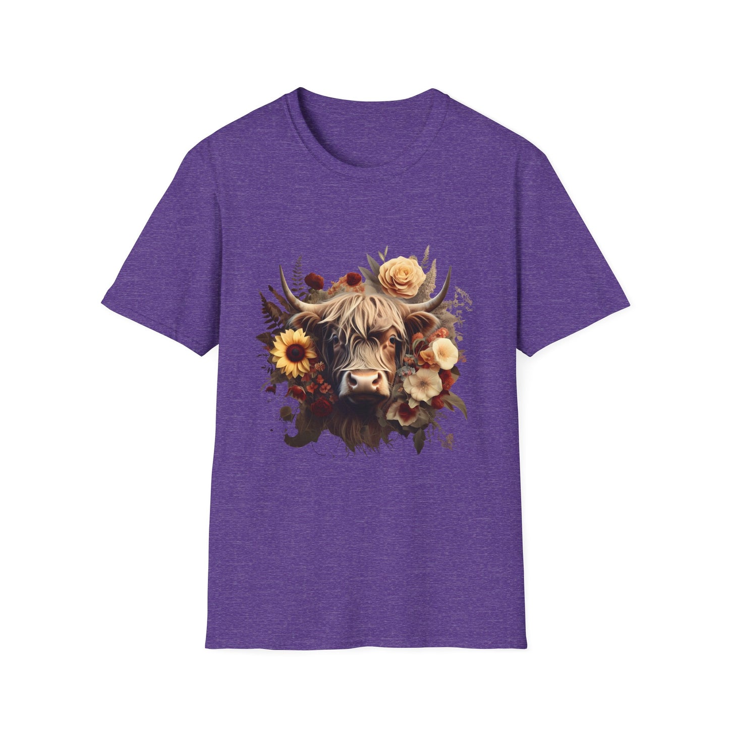 Floral Cow T-Shirt
