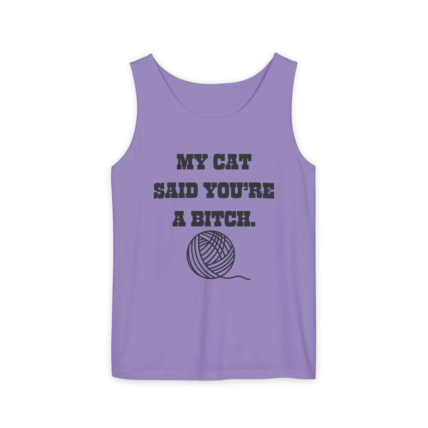 Funny Cat Lover Tank Top - Perfect Gift for Pet Owners, Humor Apparel, Birthday, Cat Mom, Casual Wear