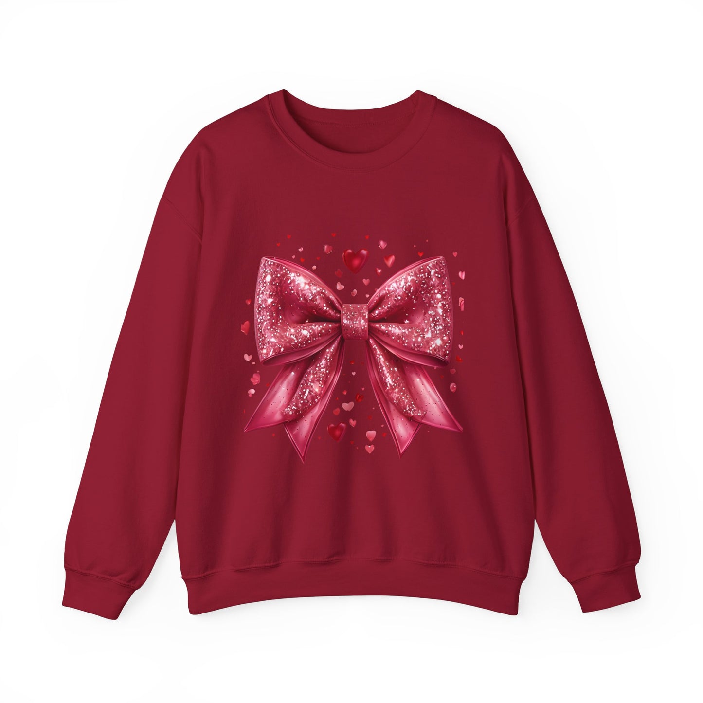 Glittery Bow Sweatshirt