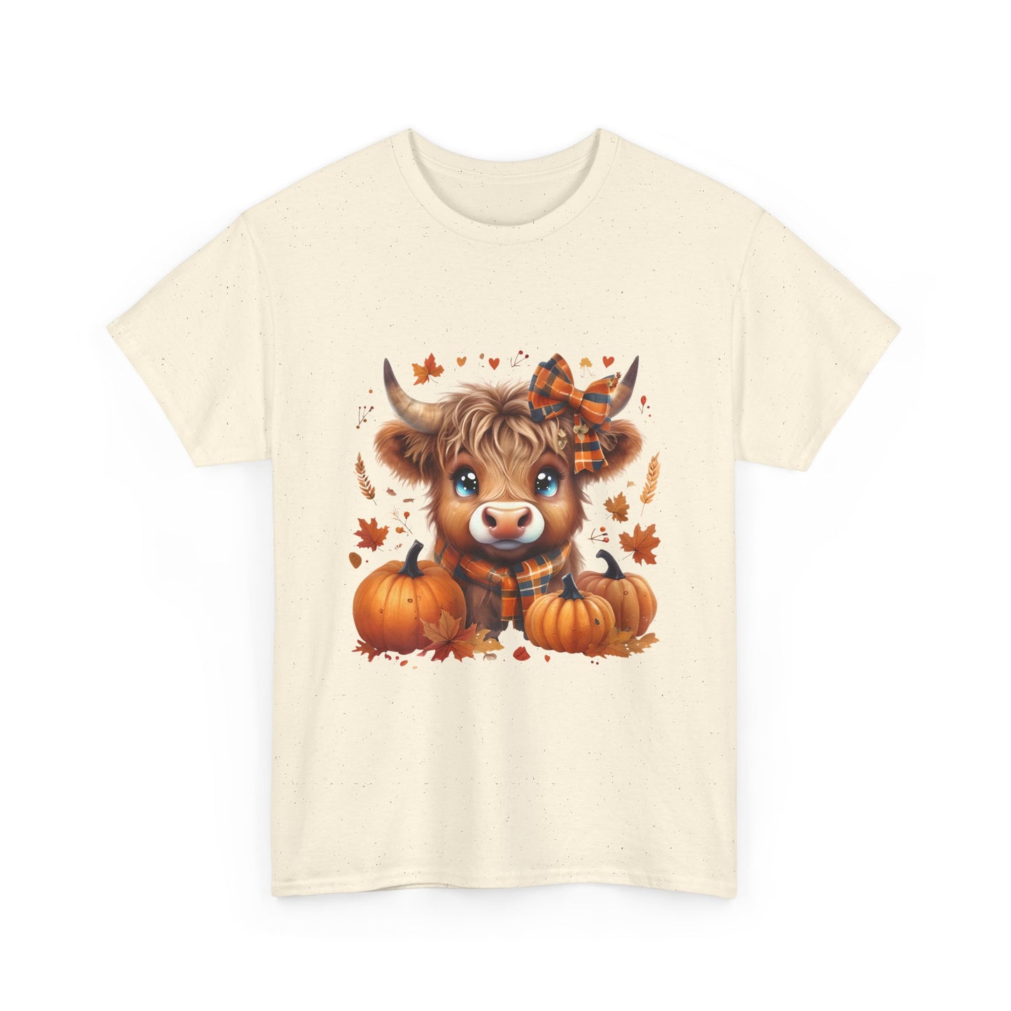Cute Cow Pumpkin Tee, Fall Shirt, Harvest T-Shirt, Autumn Apparel, Halloween Gift, Farmhouse Style