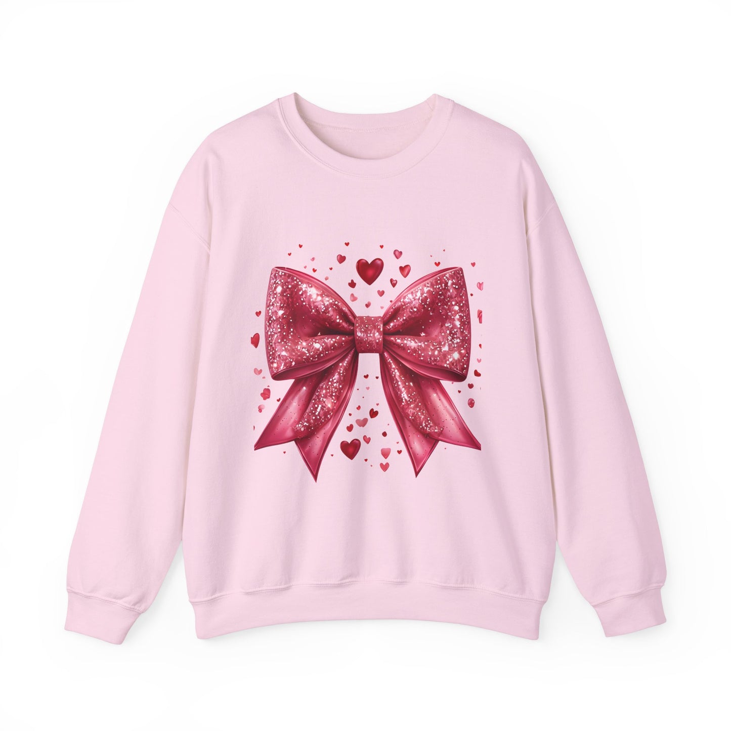 Glittery Bow Sweatshirt