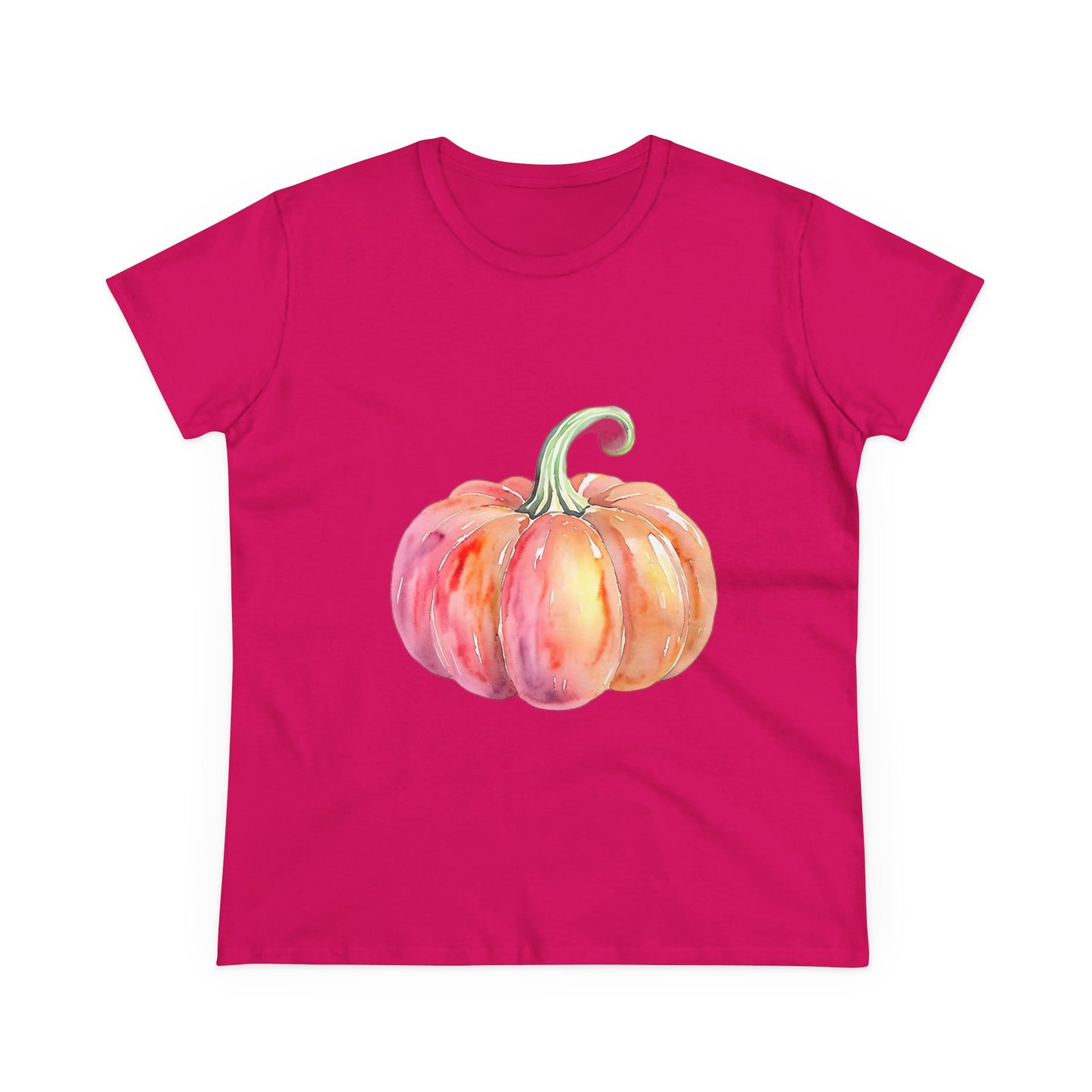 Watercolor Pumpkin Tee, Fall Shirt, Autumn Fashion, Harvest Top, Halloween Outfit, Thanksgiving Gift