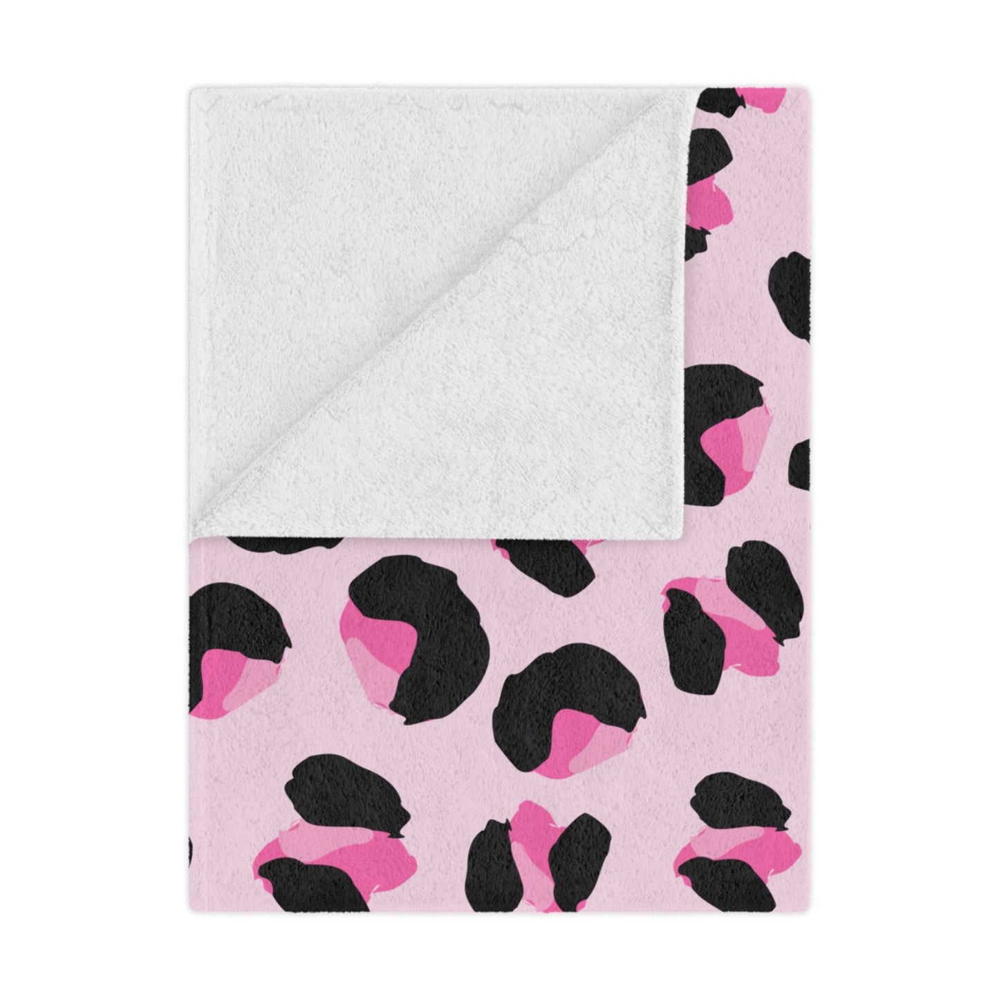 Pink Leopard Minky Blanket - Cozy Throw Blanket for Home Decor, Soft Fleece Bedding, Animal Print Nursery Decor, Gift for Her, Luxury Sofa