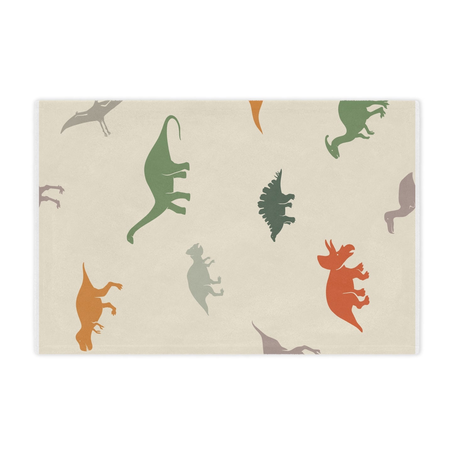 Dinosaur Blanket, Cozy Toddler Nursery Décor, Soft Baby Gift, Dino Themed Throw, Ideal for Birthdays, Minky Bedding