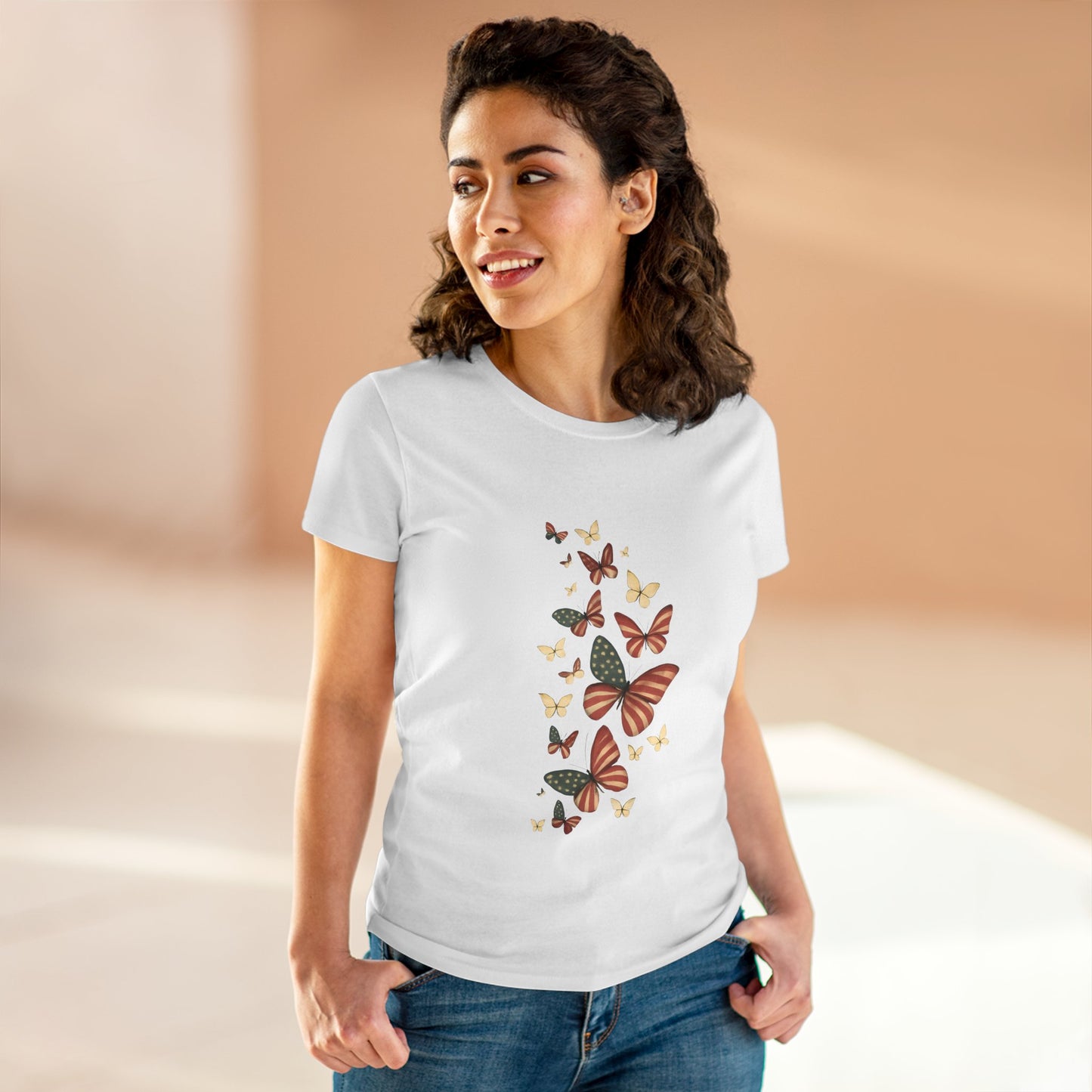 Butterfly Patriotic Tee