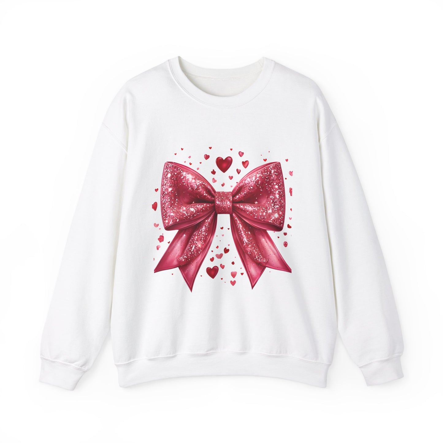 Glittery Bow Sweatshirt