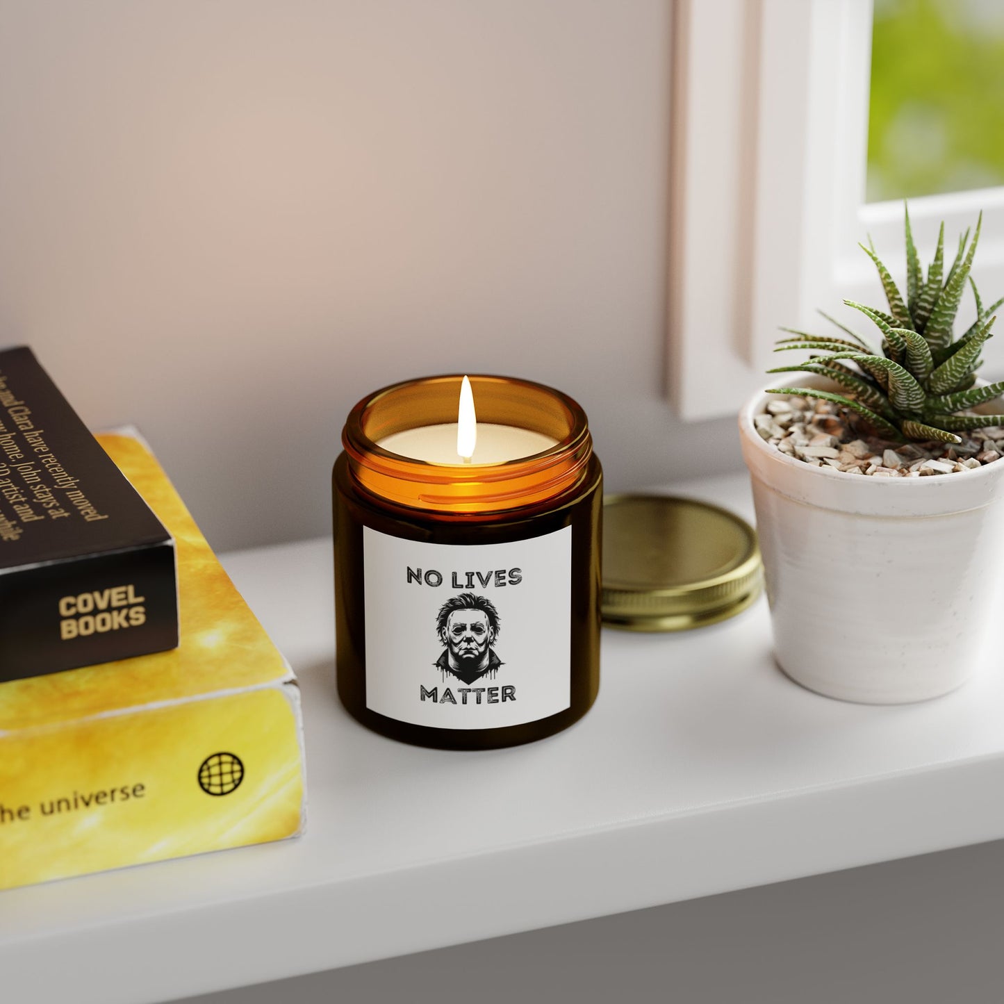 No Lives Matter Scented Candle Gift for Home, Relaxation, Halloween Decor, Aromatherapy Candle, Gift for Friends