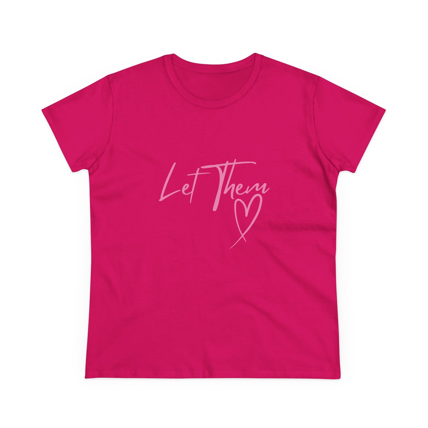 Empowering Women's Cotton Tee - "Let Them" Inspirational Message Top