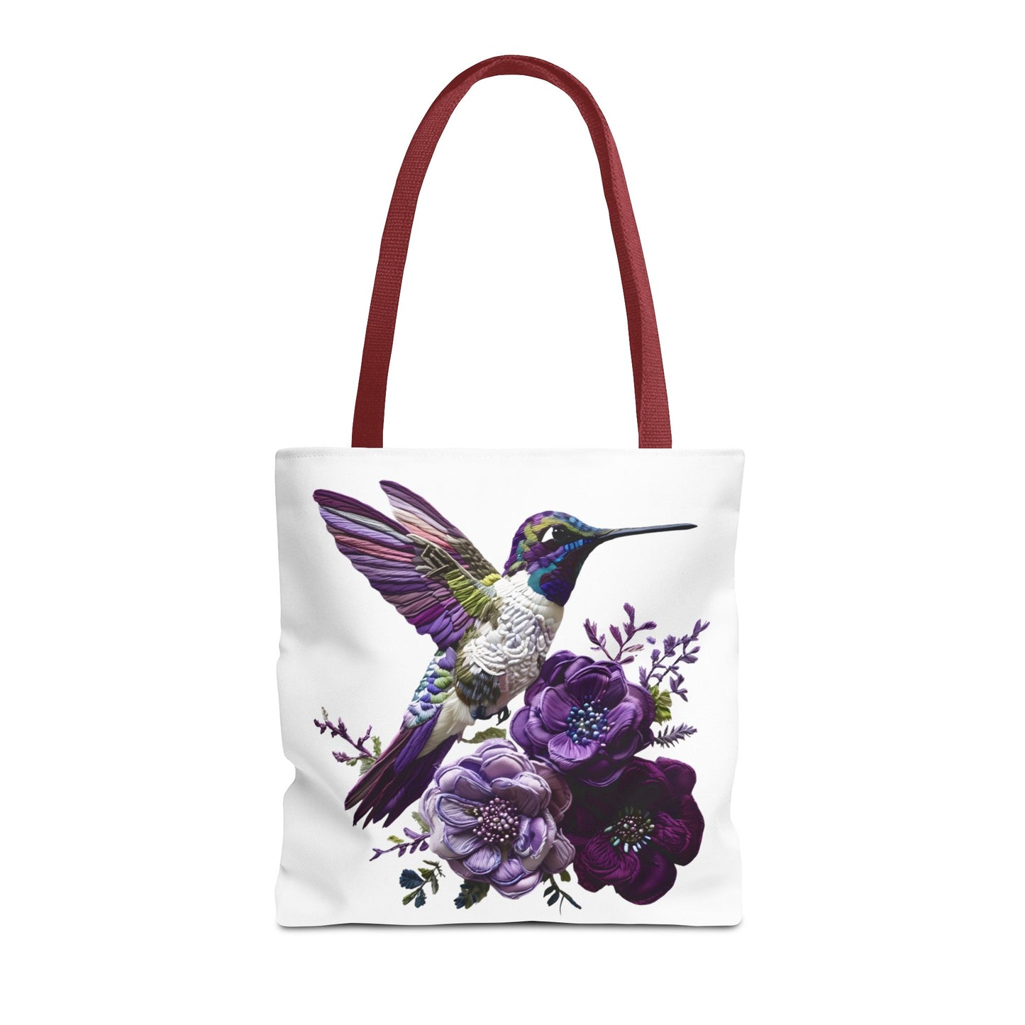 Hummingbird Floral Tote Bag