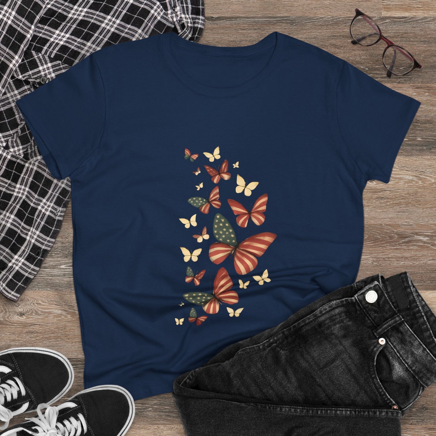 Butterfly Patriotic Tee