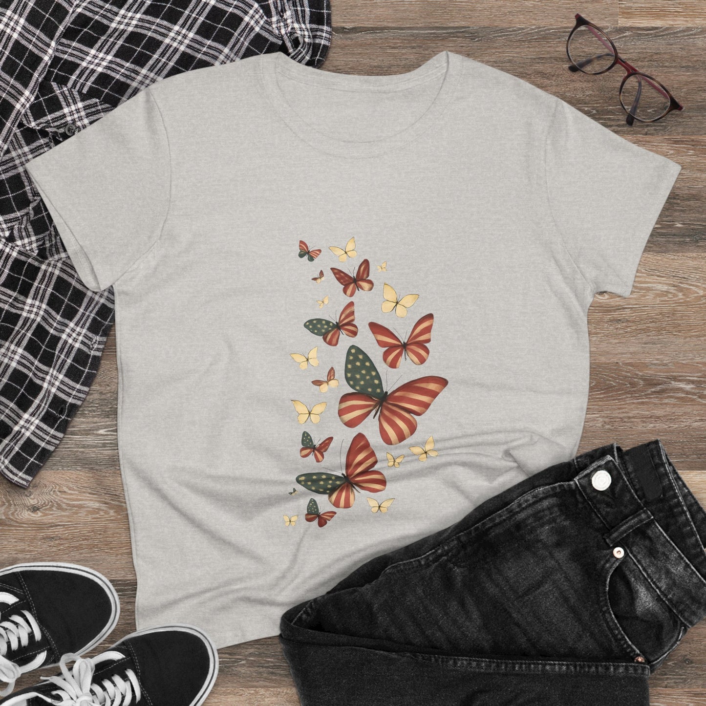 Butterfly Patriotic Tee