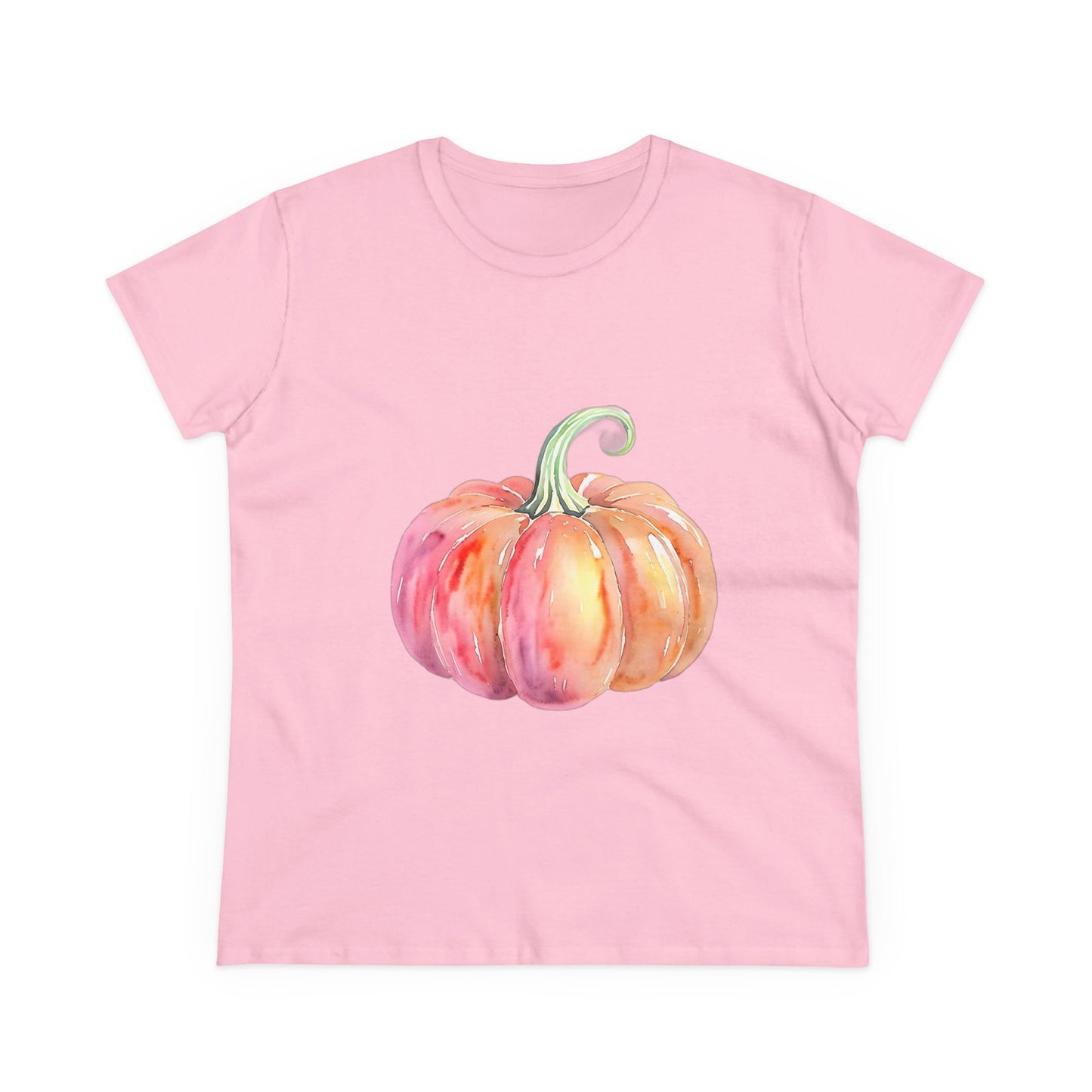 Watercolor Pumpkin Tee, Fall Shirt, Autumn Fashion, Harvest Top, Halloween Outfit, Thanksgiving Gift