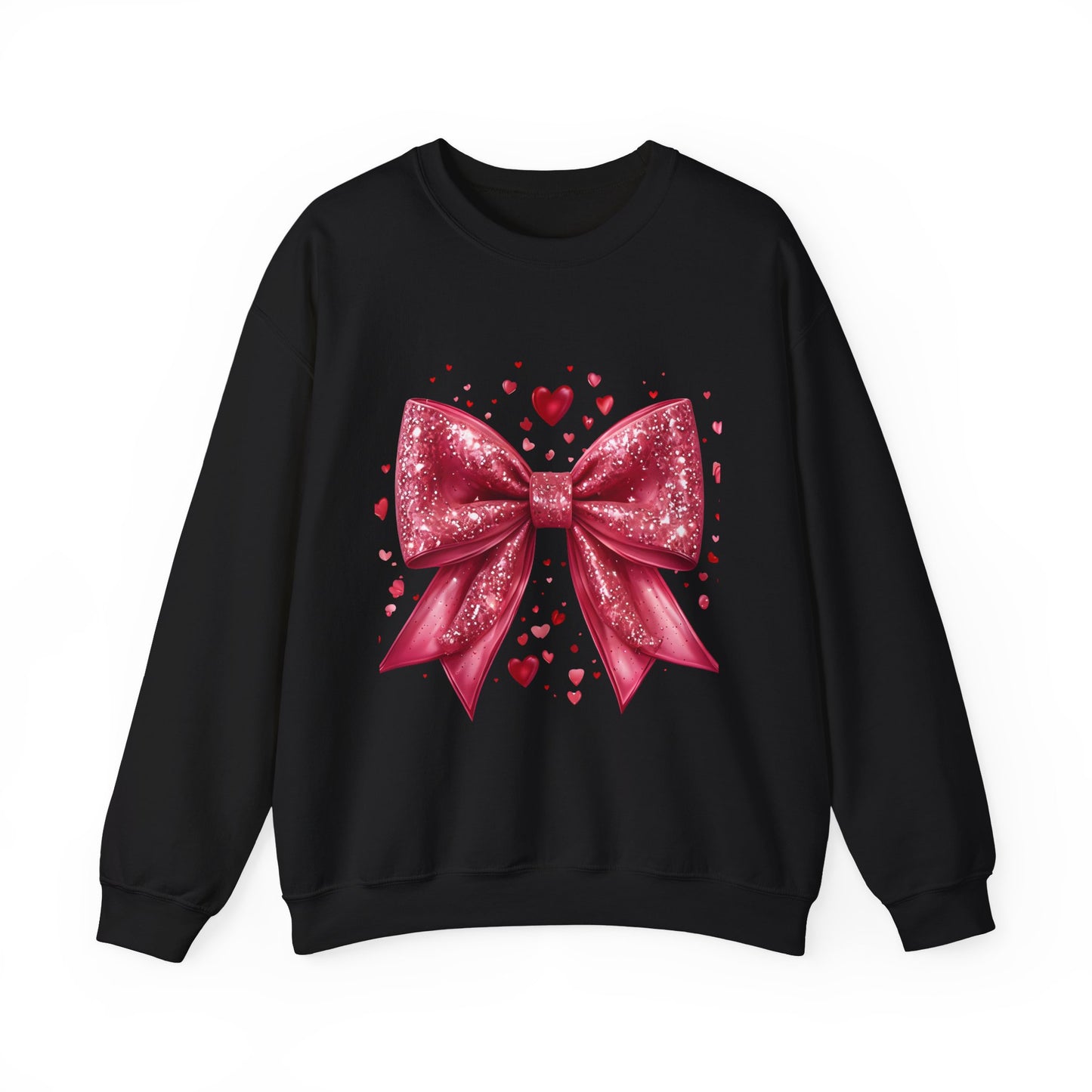 Glittery Bow Sweatshirt