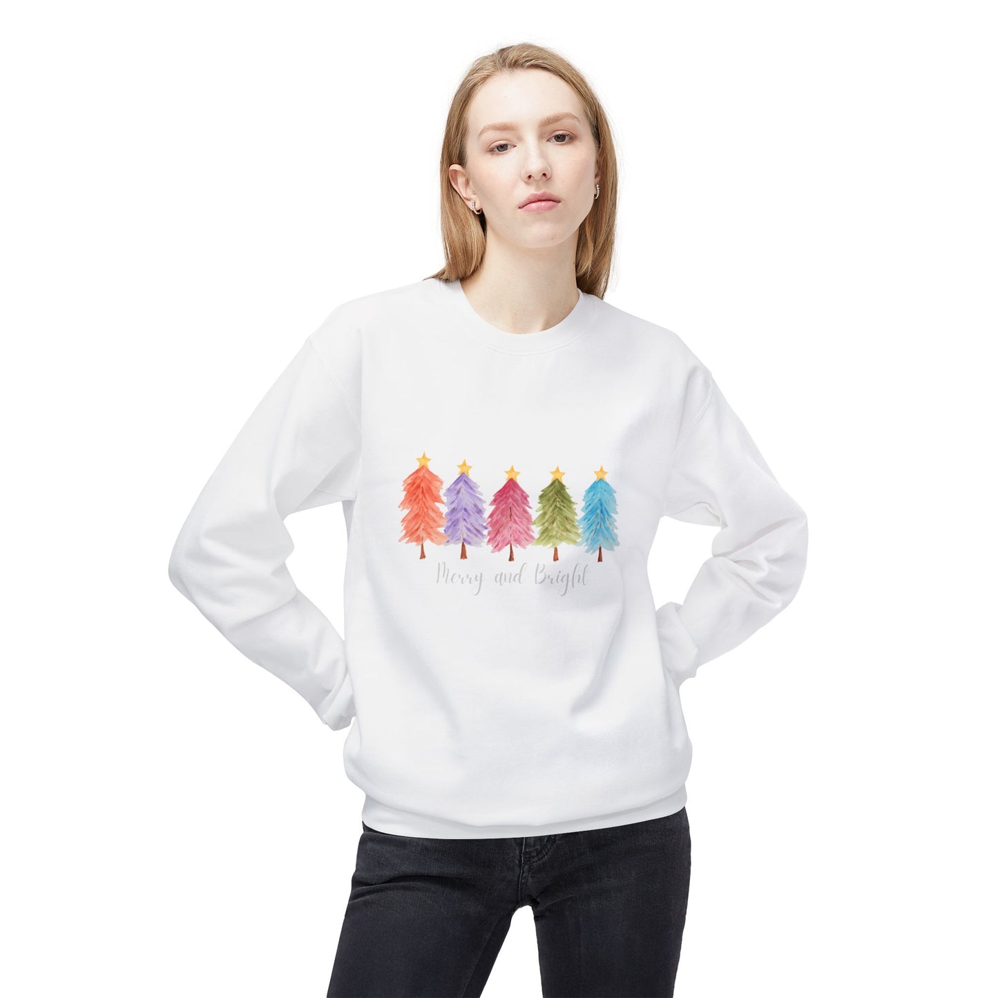 Christmas Watercolor Sweatshirt