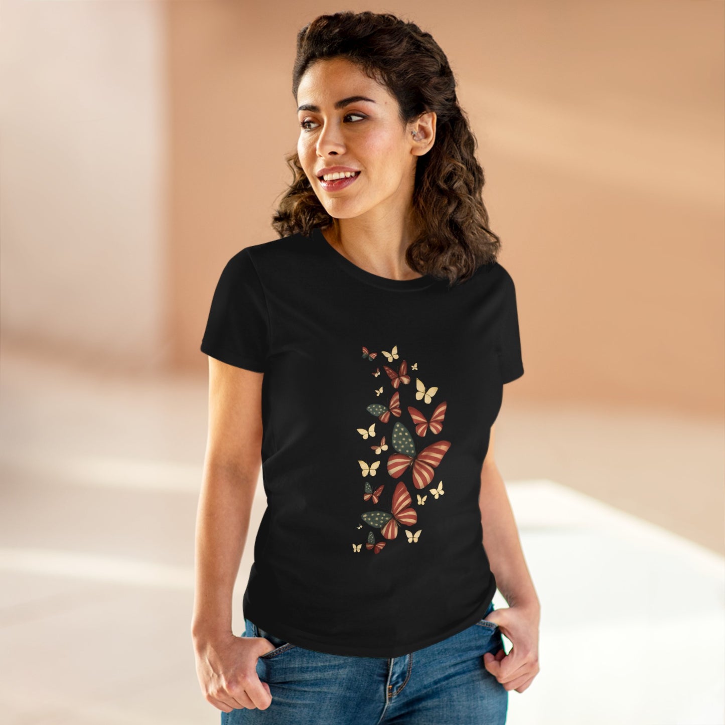 Butterfly Patriotic Tee