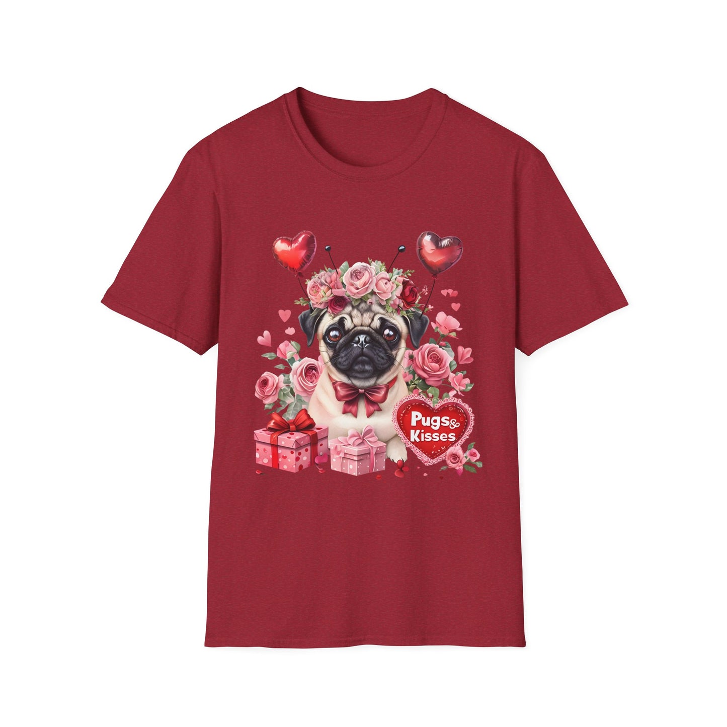 Valentine's Day Pug T-Shirt