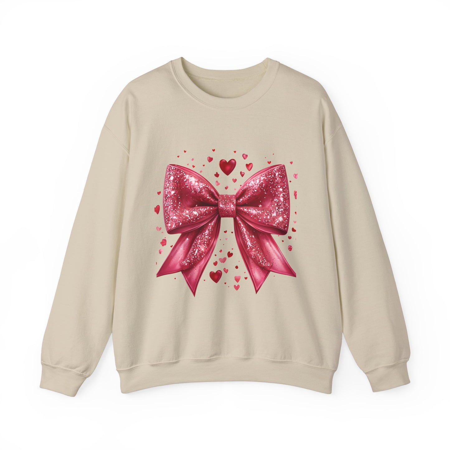 Glittery Bow Sweatshirt