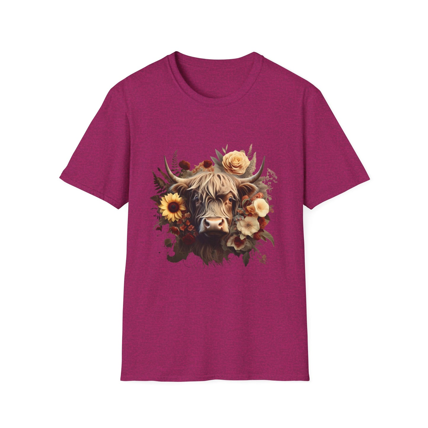 Floral Cow T-Shirt