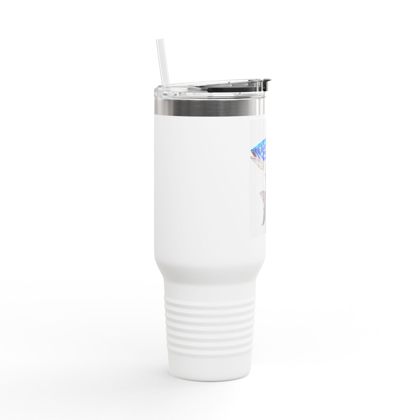 Patriotic Fish Travel Mug