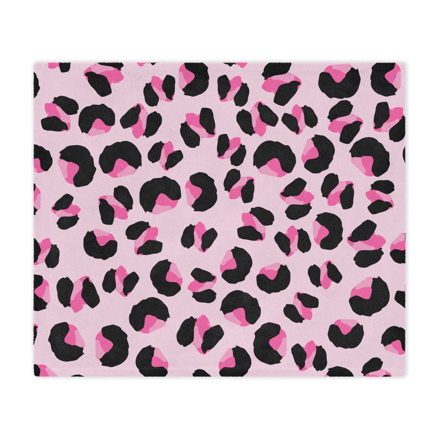 Pink Leopard Minky Blanket - Cozy Throw Blanket for Home Decor, Soft Fleece Bedding, Animal Print Nursery Decor, Gift for Her, Luxury Sofa