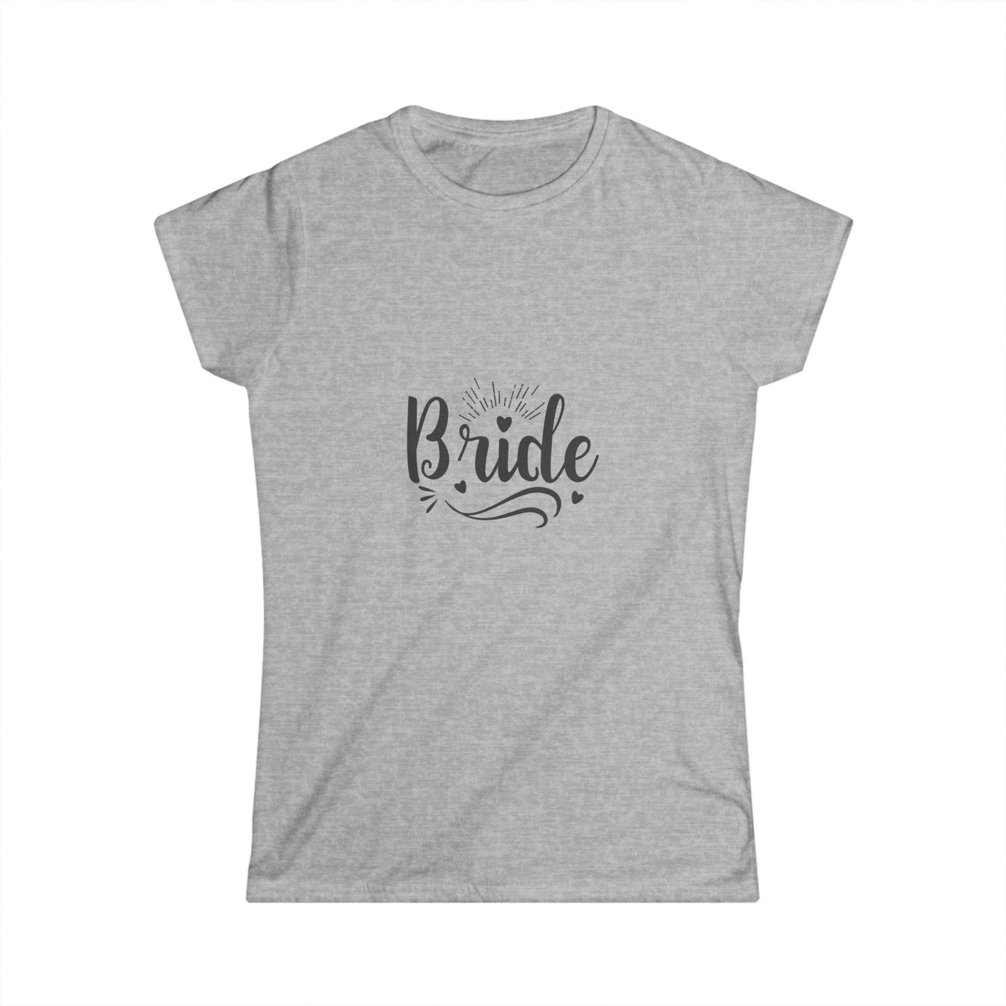 Bridal Softstyle Tee, Bride Shirt, Wedding Gift, Engagement Shirt, Bachelorette Party Tee, Comfortable Women's Apparel