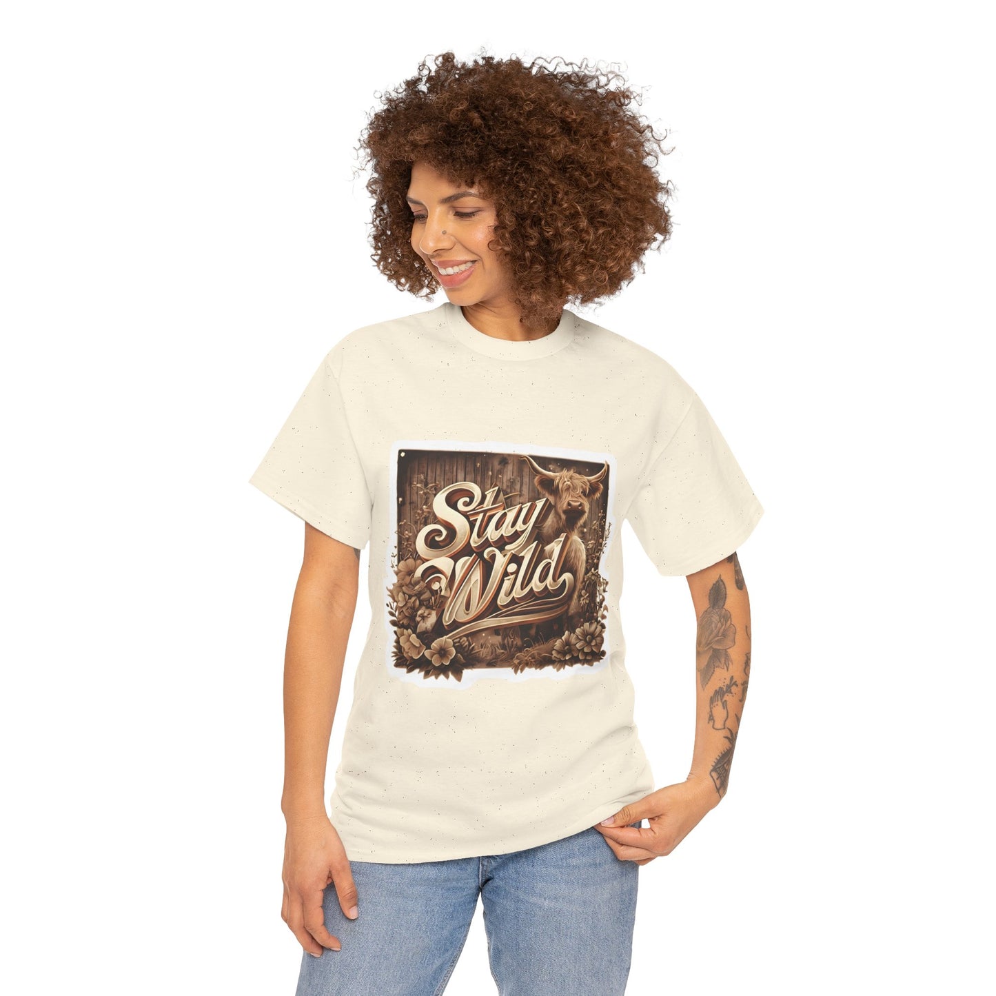 Stay Wild Highland Cow T-Shirt