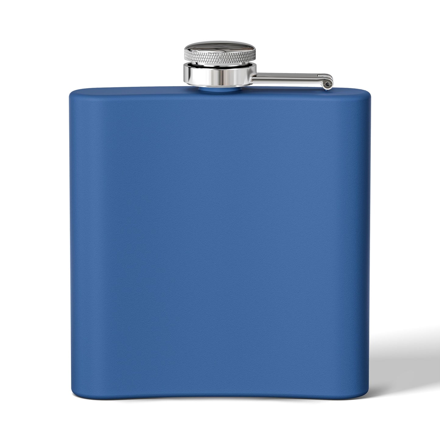 6oz Stainless Steel Flask - US Flag and Trout Design