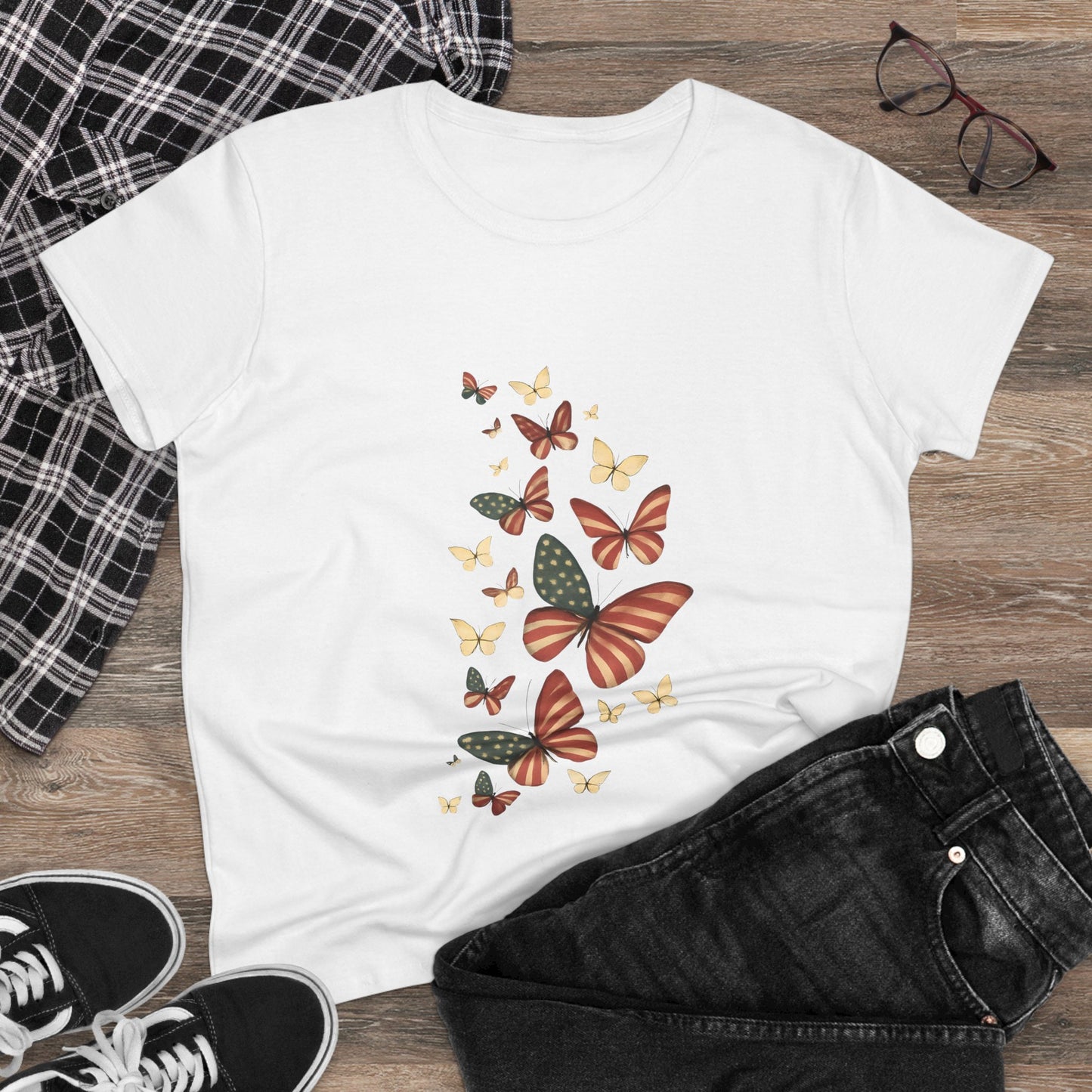 Butterfly Patriotic Tee