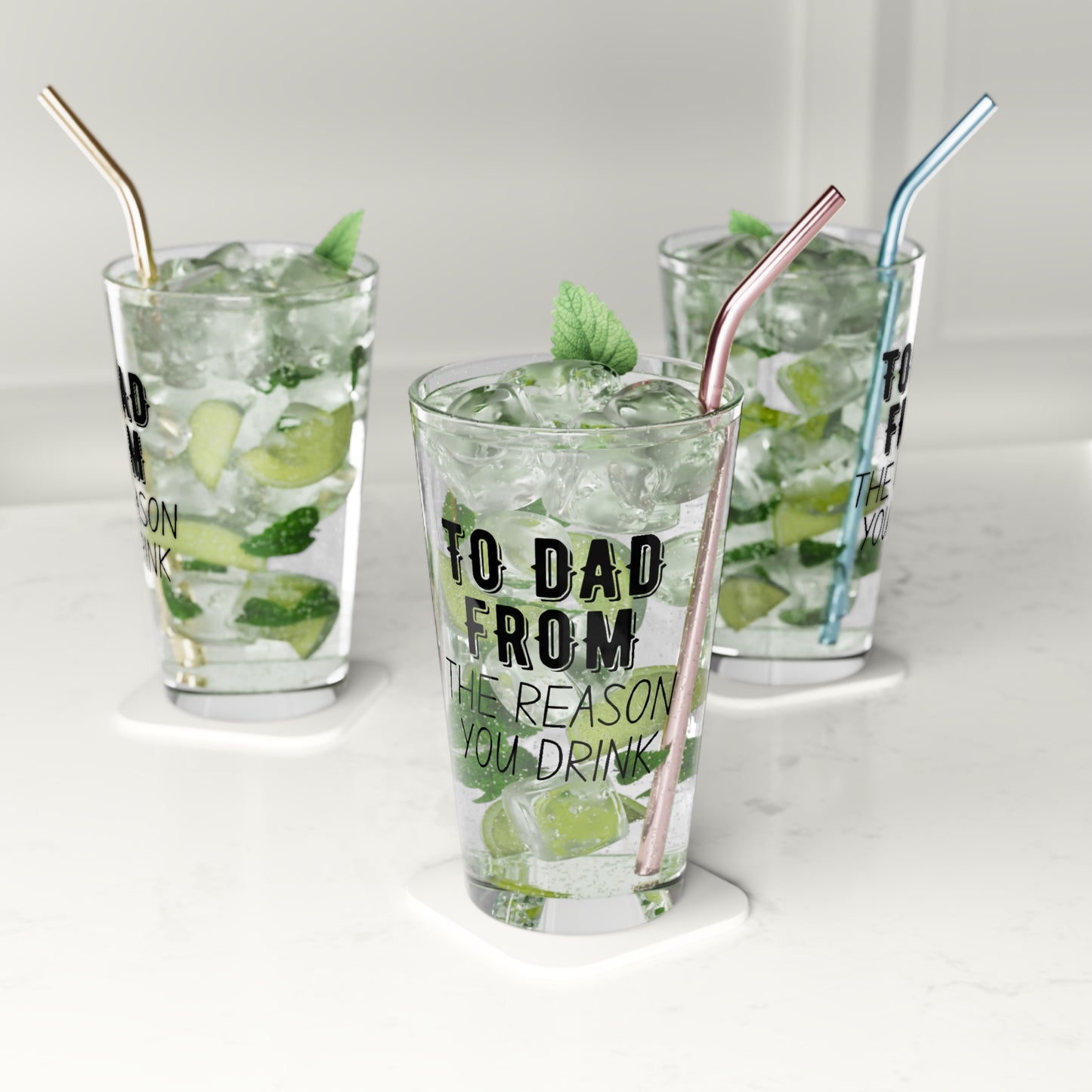 Funny Dad Pint Glass