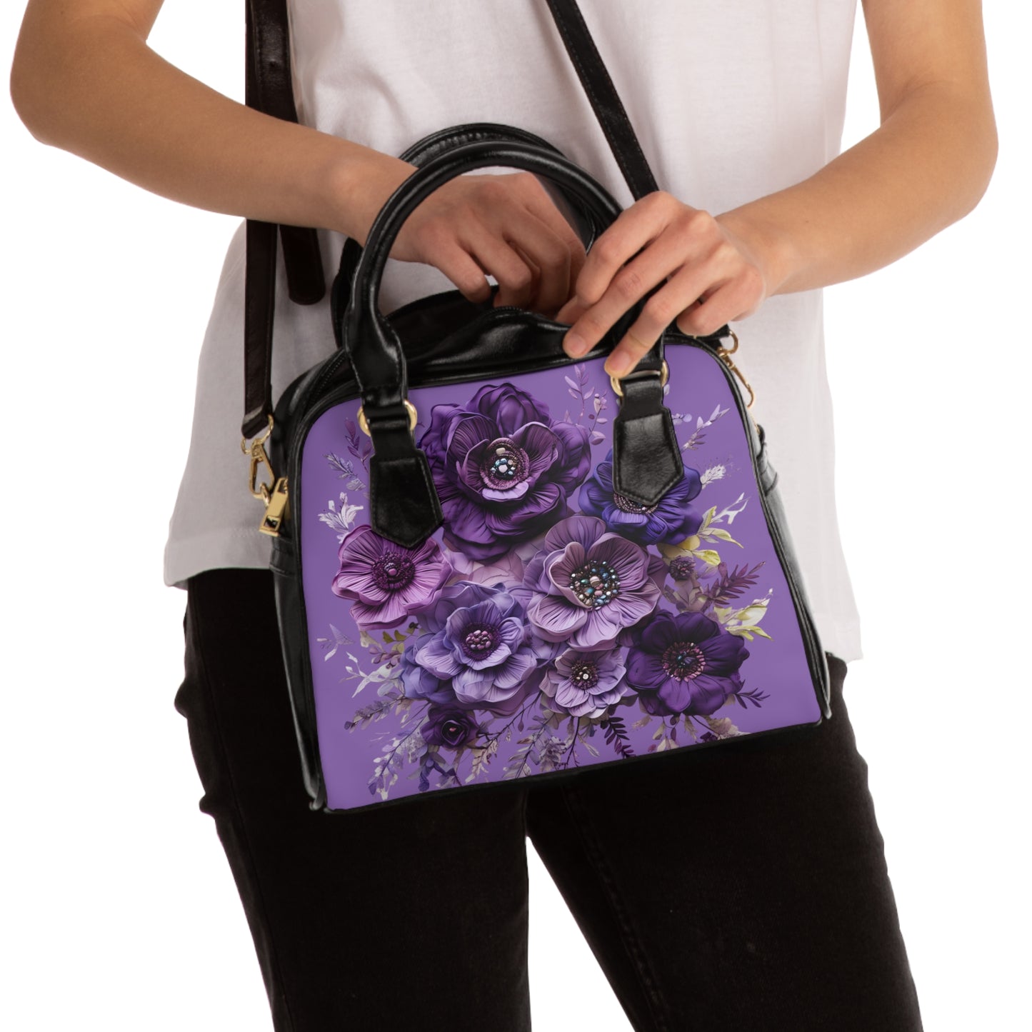Elegant Floral Handbag