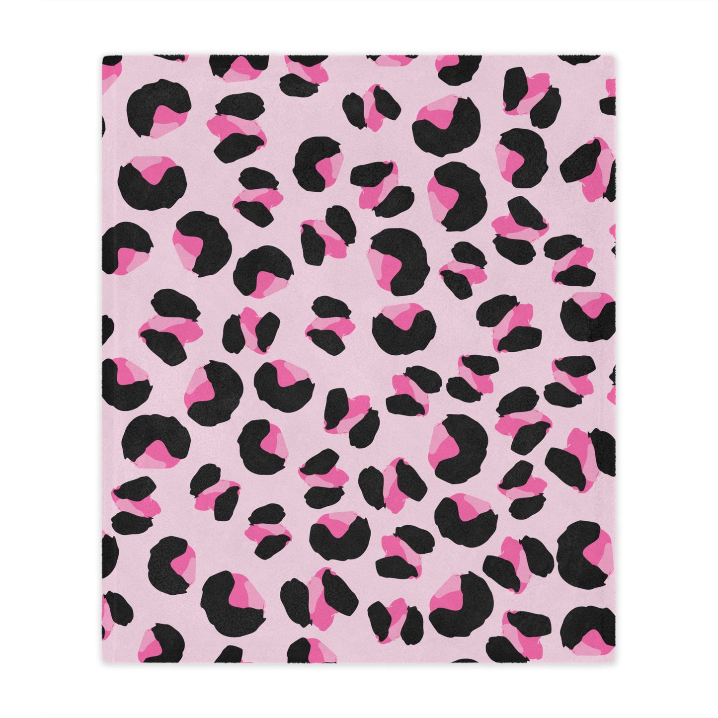 Pink Leopard Minky Blanket - Cozy Throw Blanket for Home Decor, Soft Fleece Bedding, Animal Print Nursery Decor, Gift for Her, Luxury Sofa
