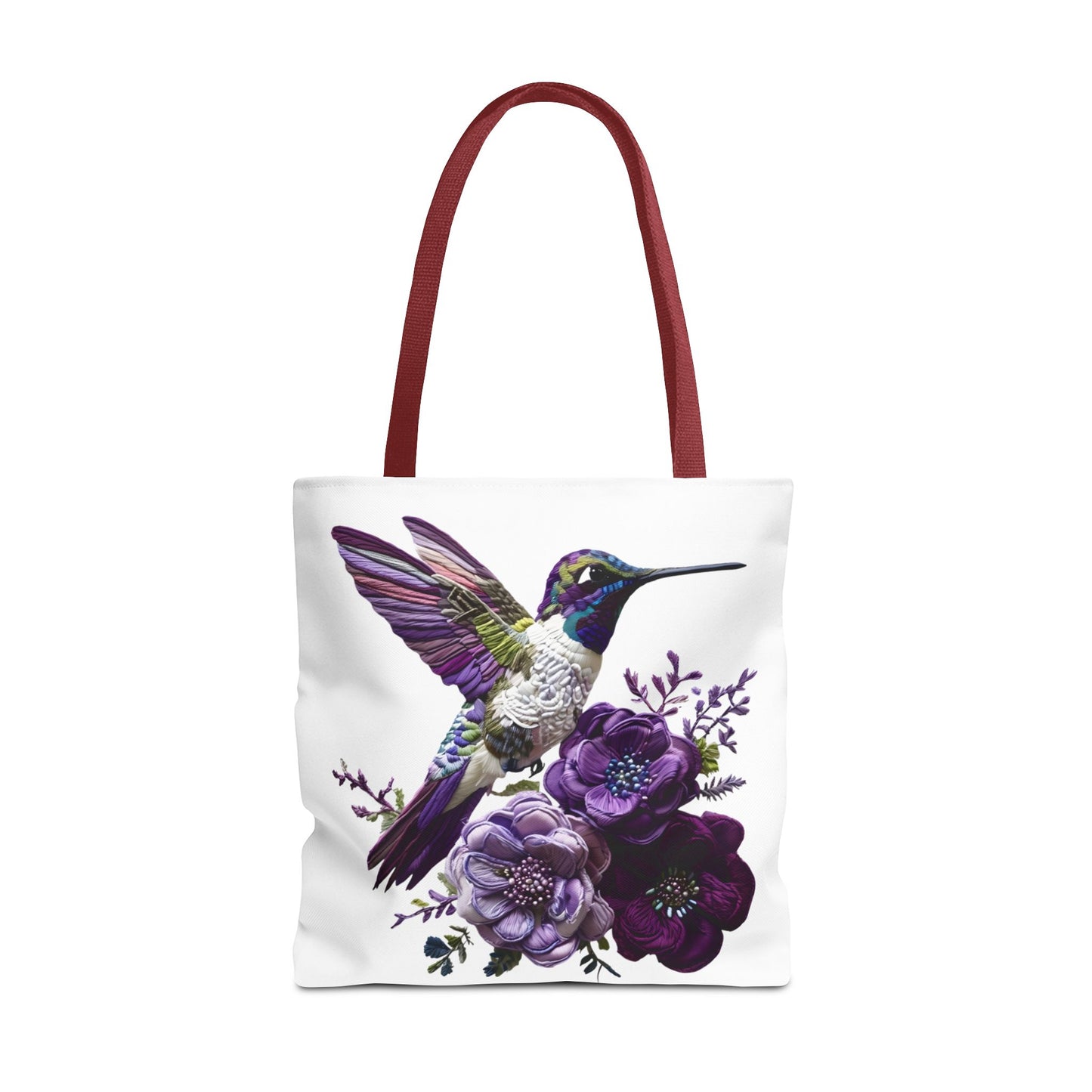 Hummingbird Floral Tote Bag