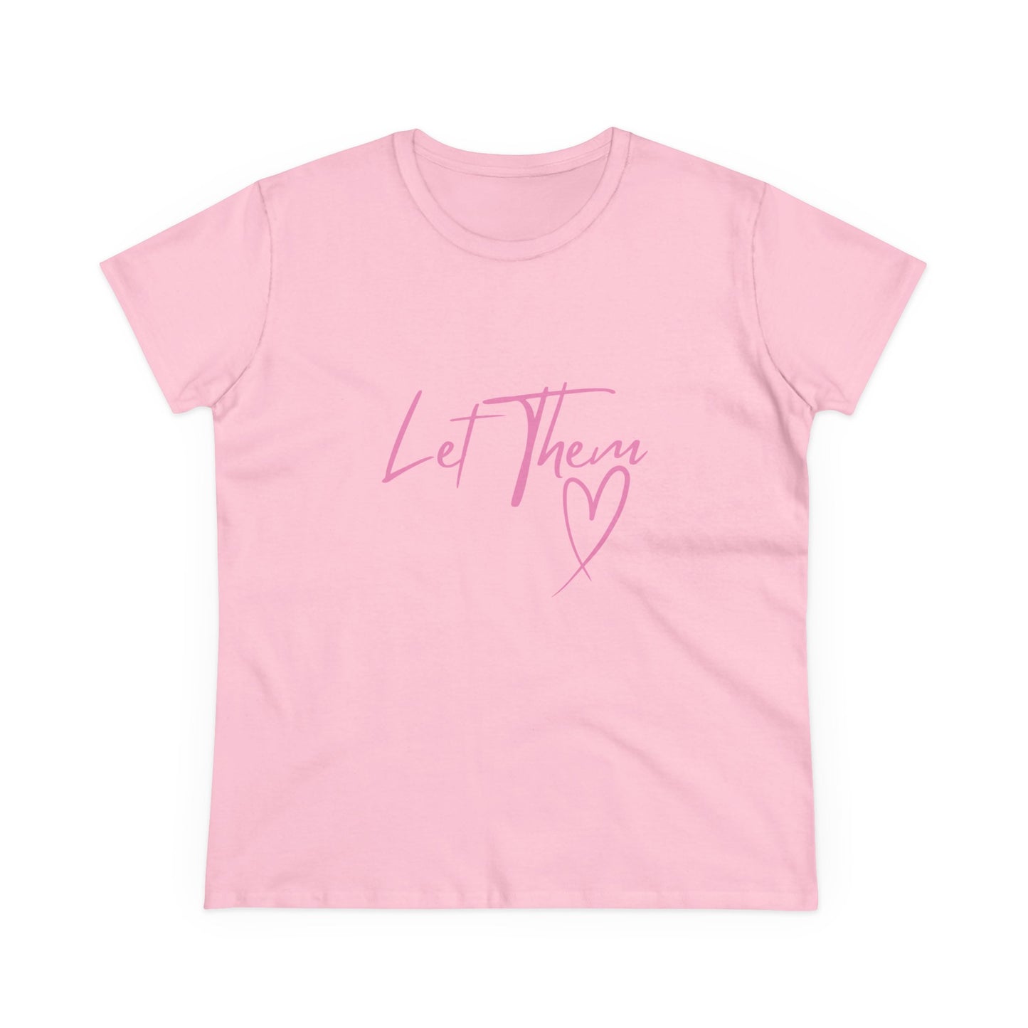 Empowering Women's Cotton Tee - "Let Them" Inspirational Message Top