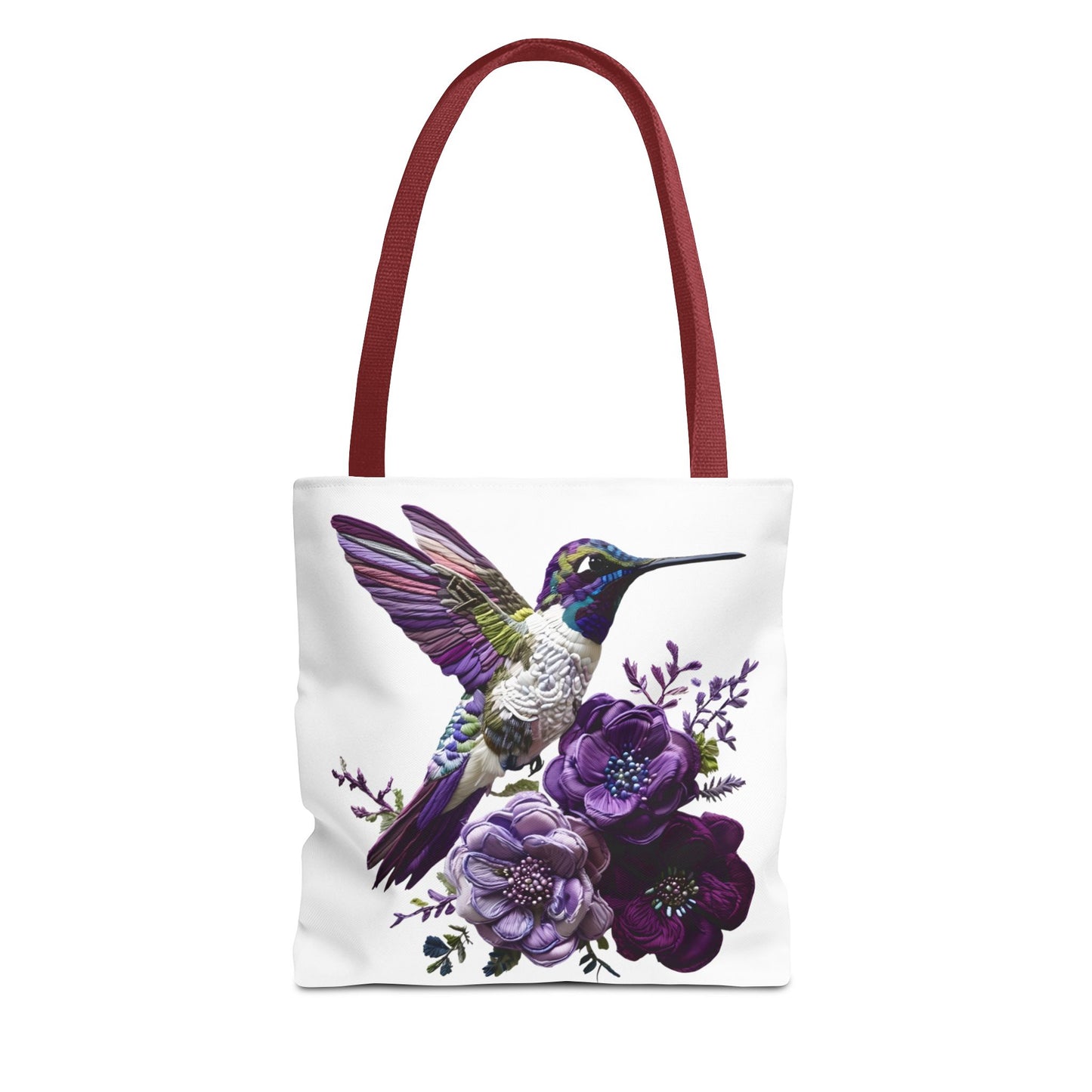 Hummingbird Floral Tote Bag