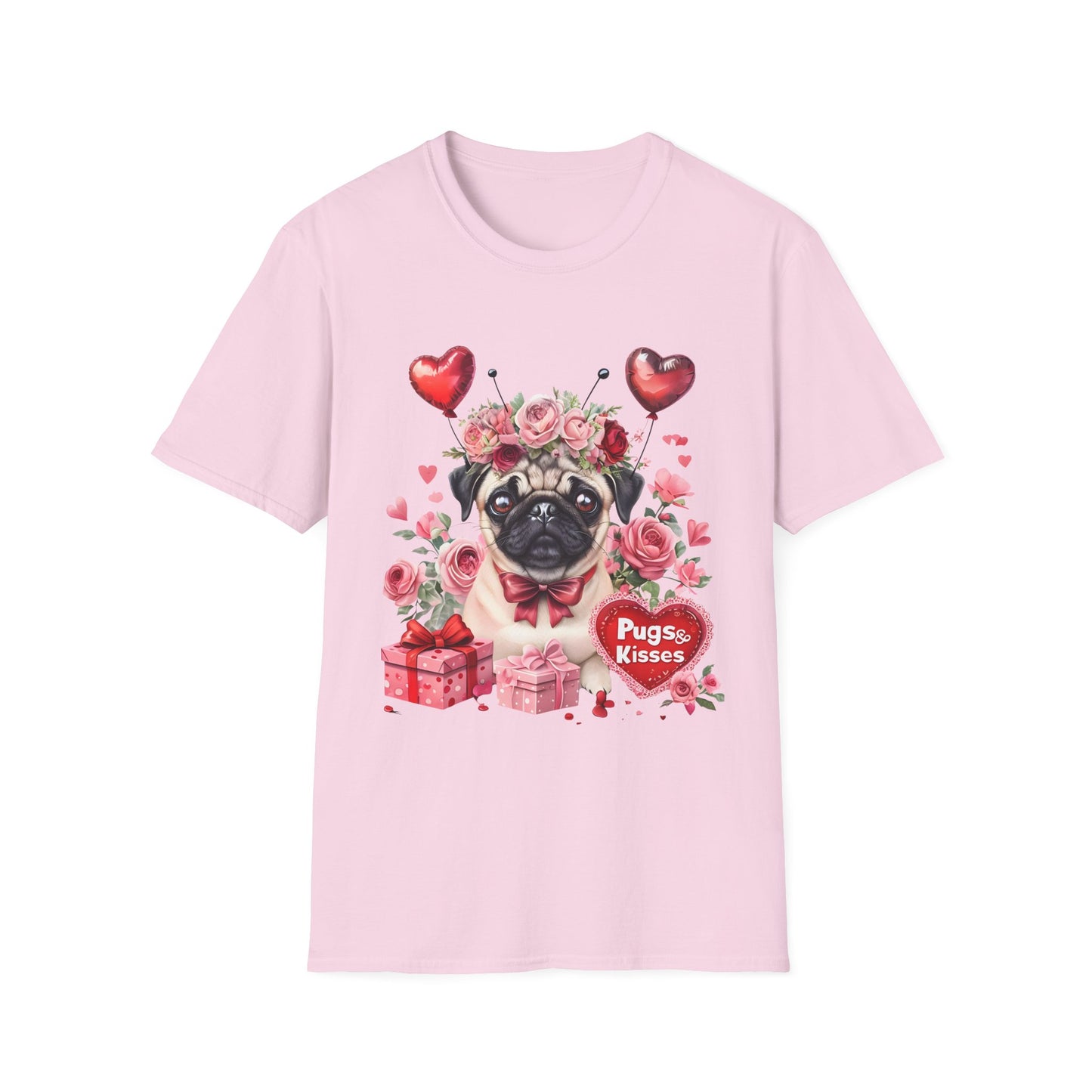 Valentine's Day Pug T-Shirt
