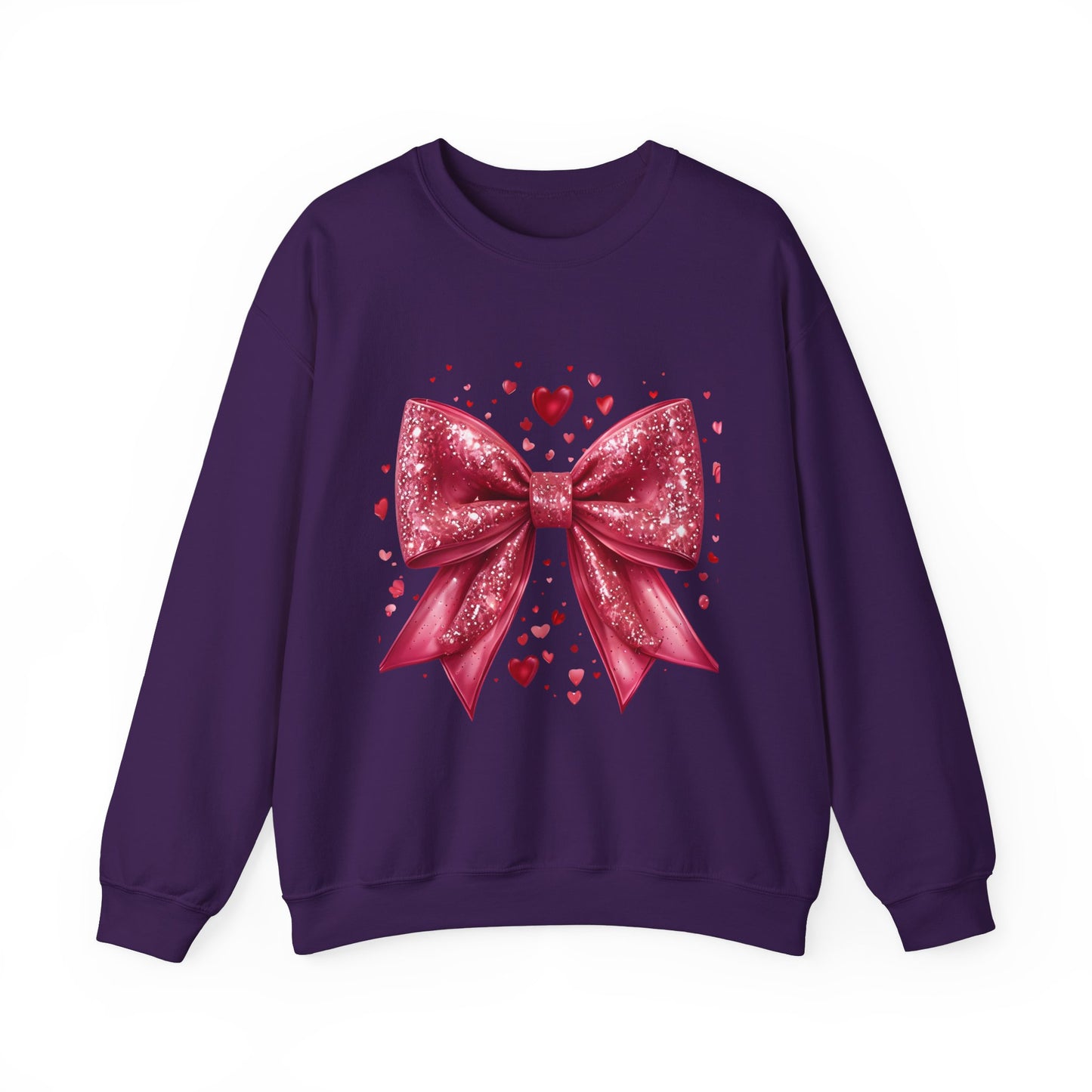Glittery Bow Sweatshirt