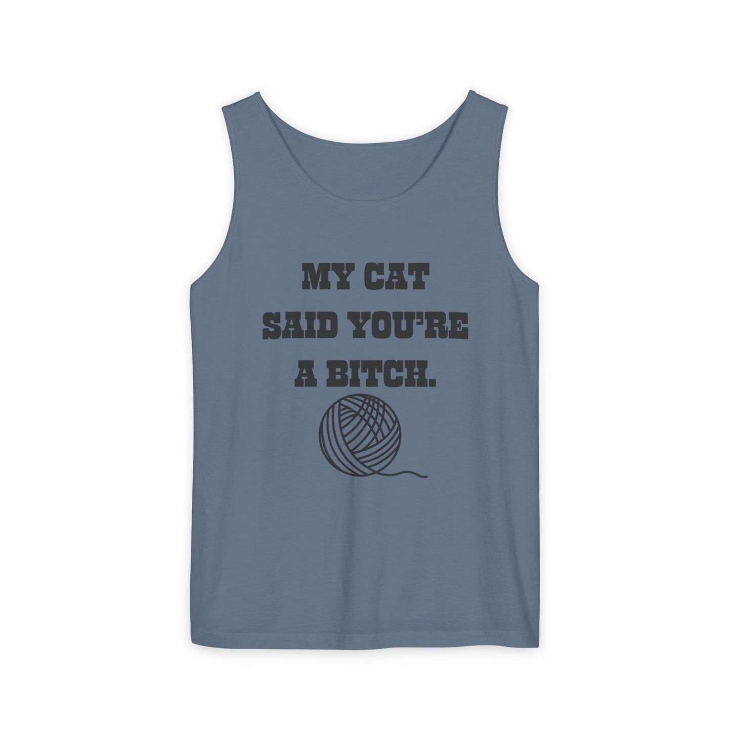 Funny Cat Lover Tank Top - Perfect Gift for Pet Owners, Humor Apparel, Birthday, Cat Mom, Casual Wear