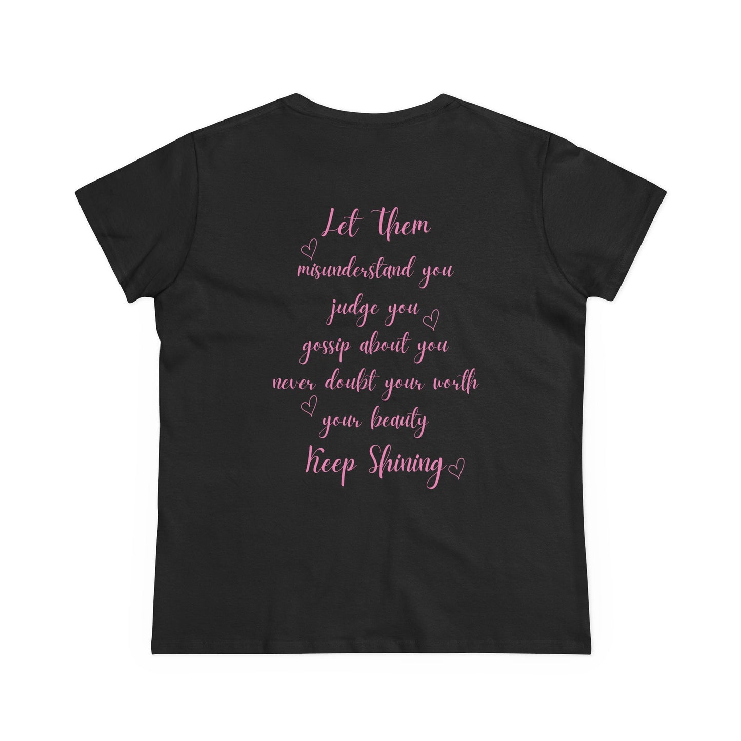 Empowering Women's Cotton Tee - "Let Them" Inspirational Message Top