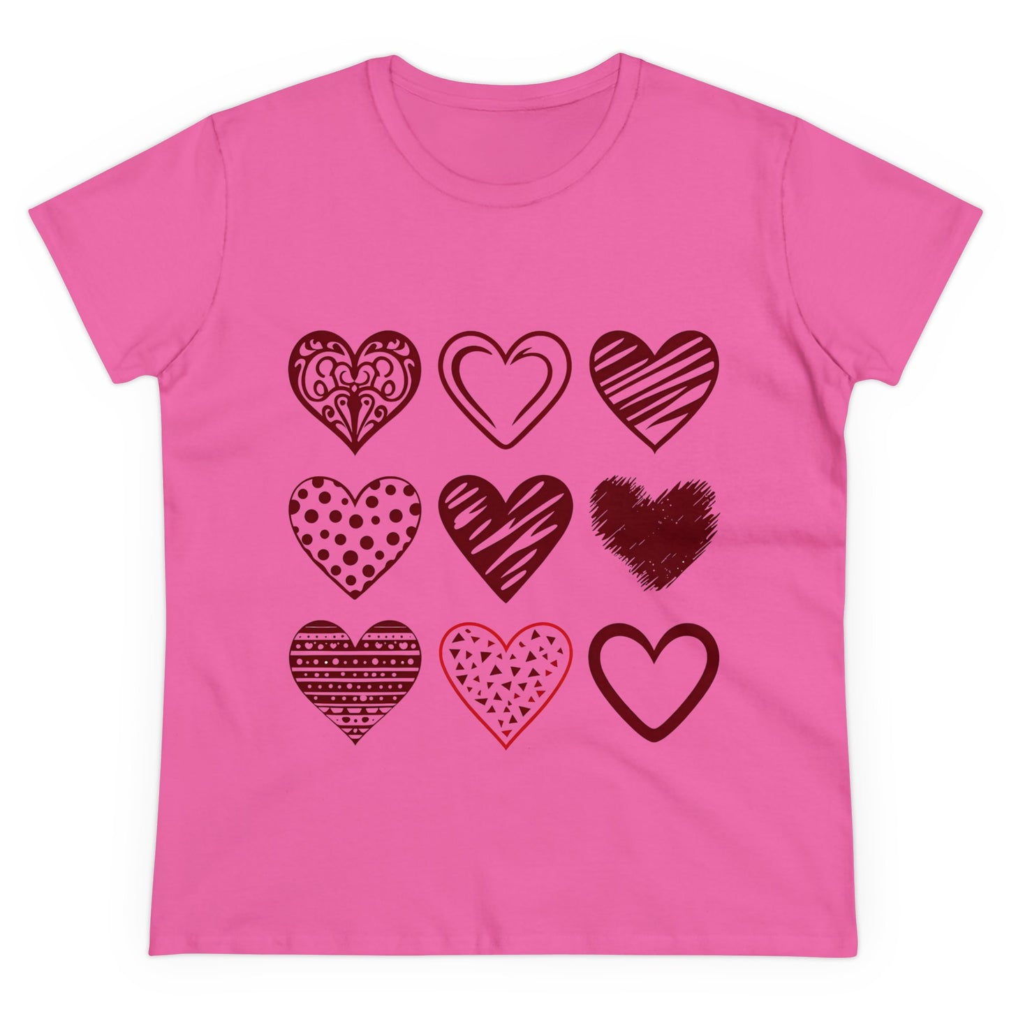 Multiple Hearts Cotton Tee